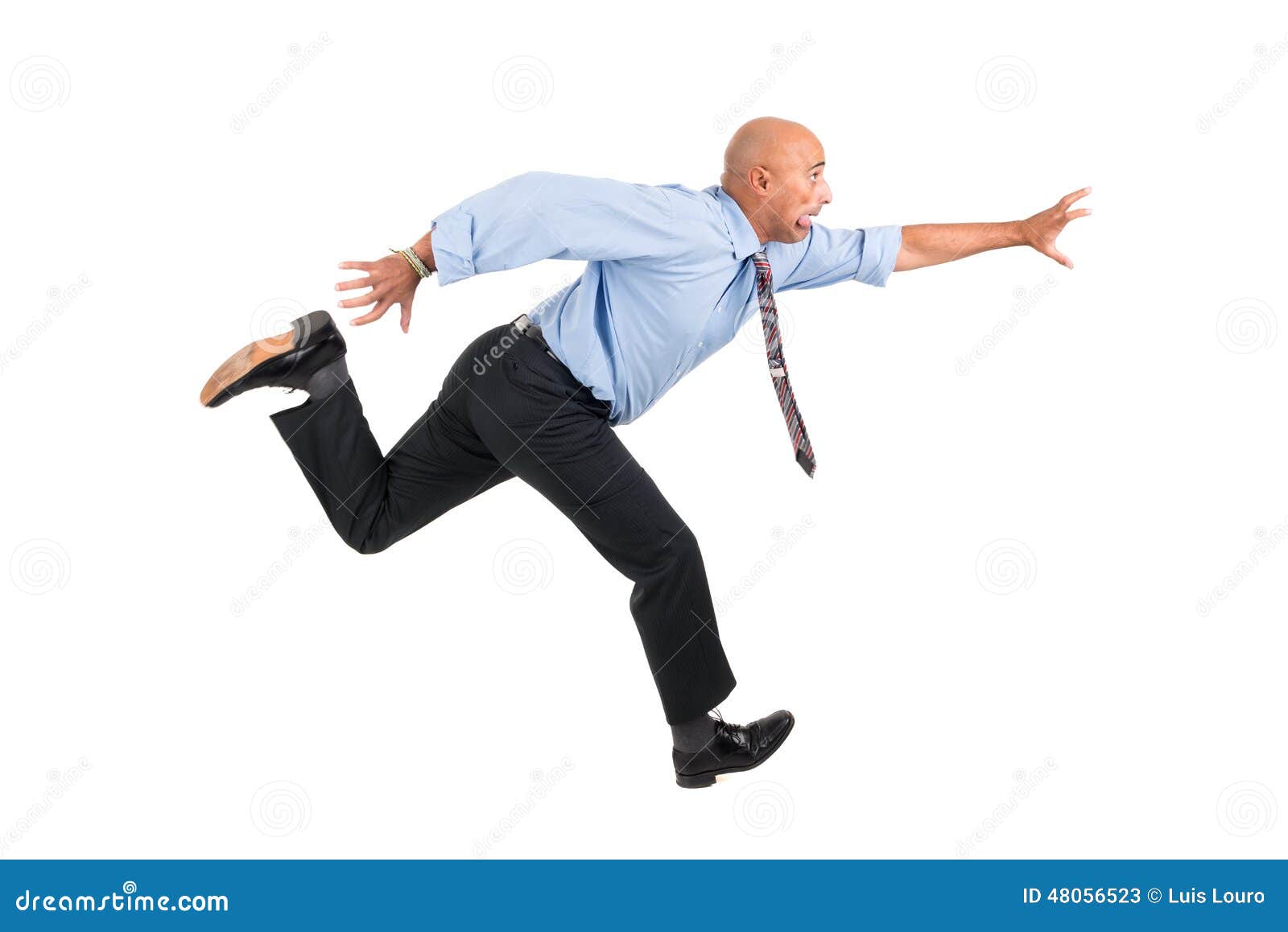 Businessman on the chase stock image. Image of worker 48056523