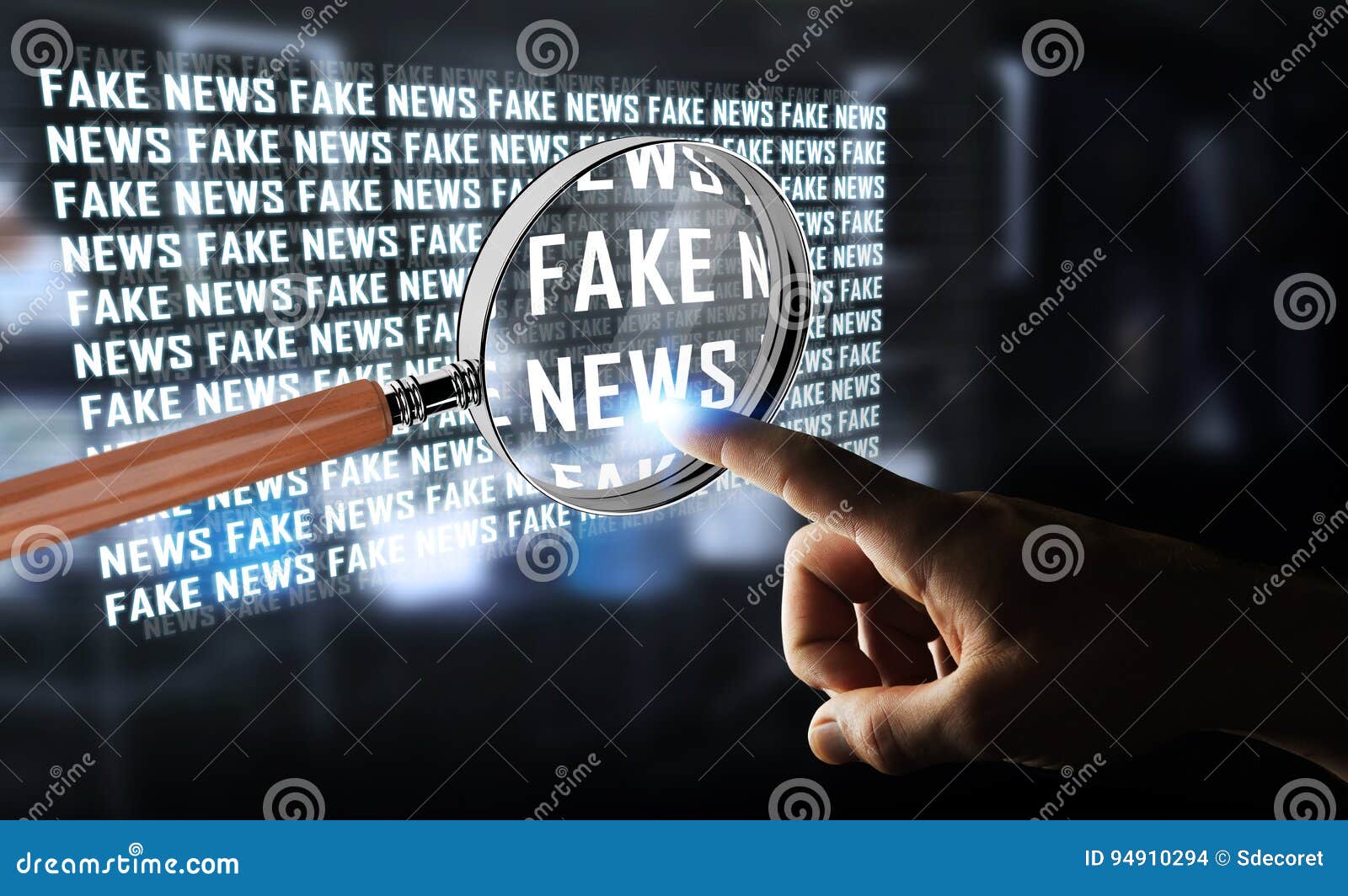 Fake News Icon Vector From Detecting Fake News Concept. Thin Line ...