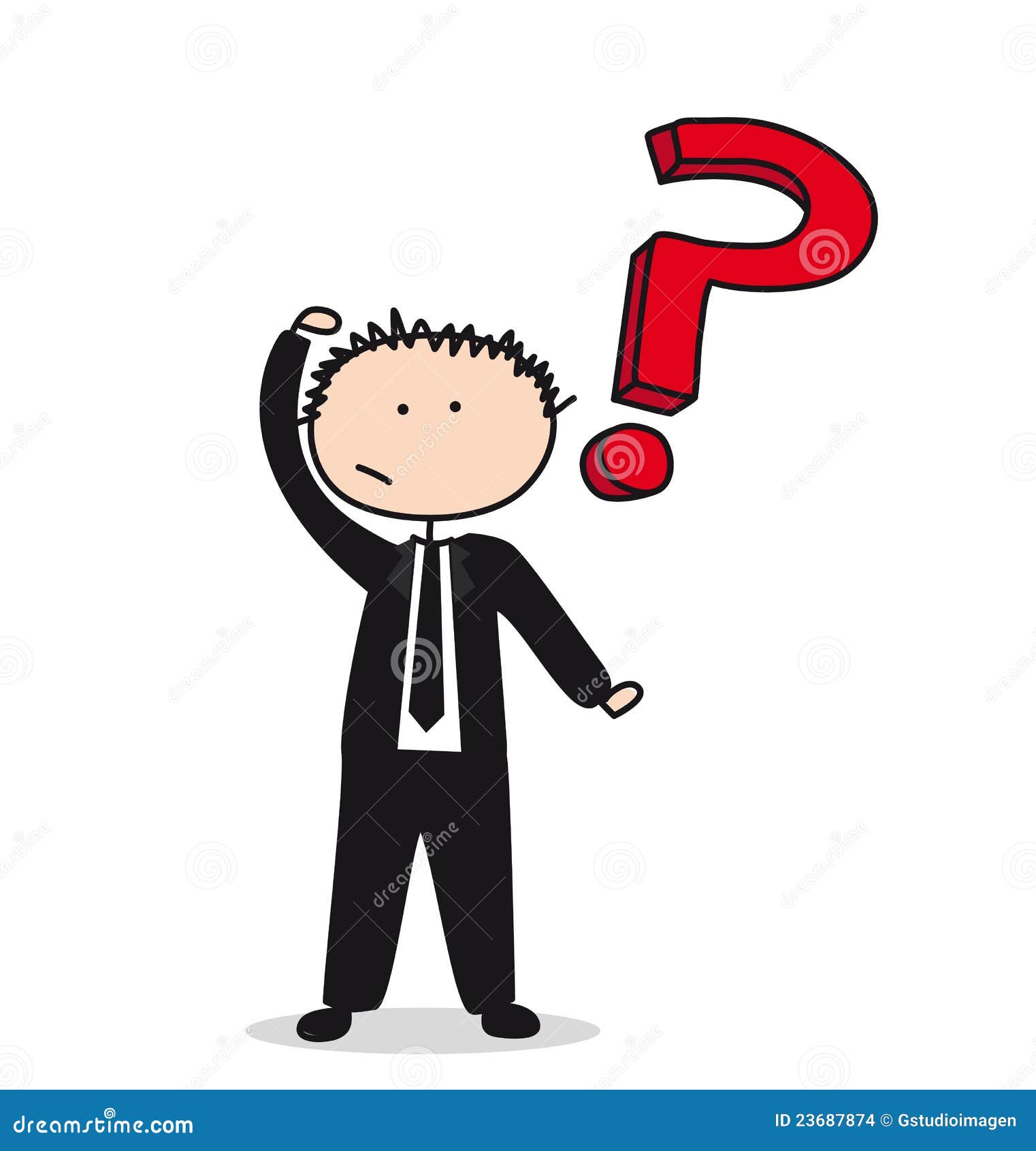 Businessman drawing stock vector. Illustration of contour - 23687874