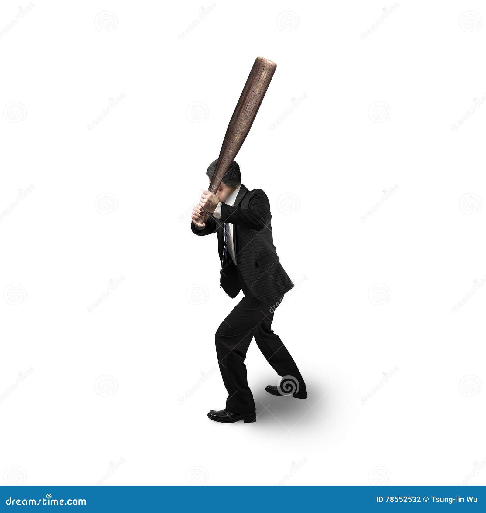 The Aggressive Man With Baseball Bat Isolated On White Royalty-Free Stock Photography ...1300 x 1390