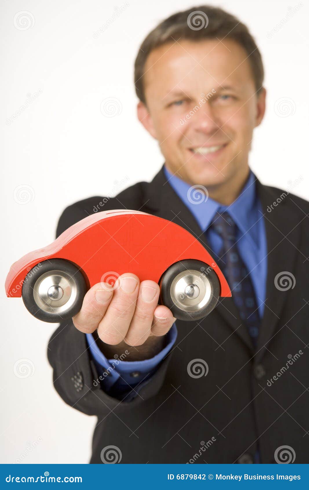 Businessman Holding a Toy Car Stock Photo Image of aspirations