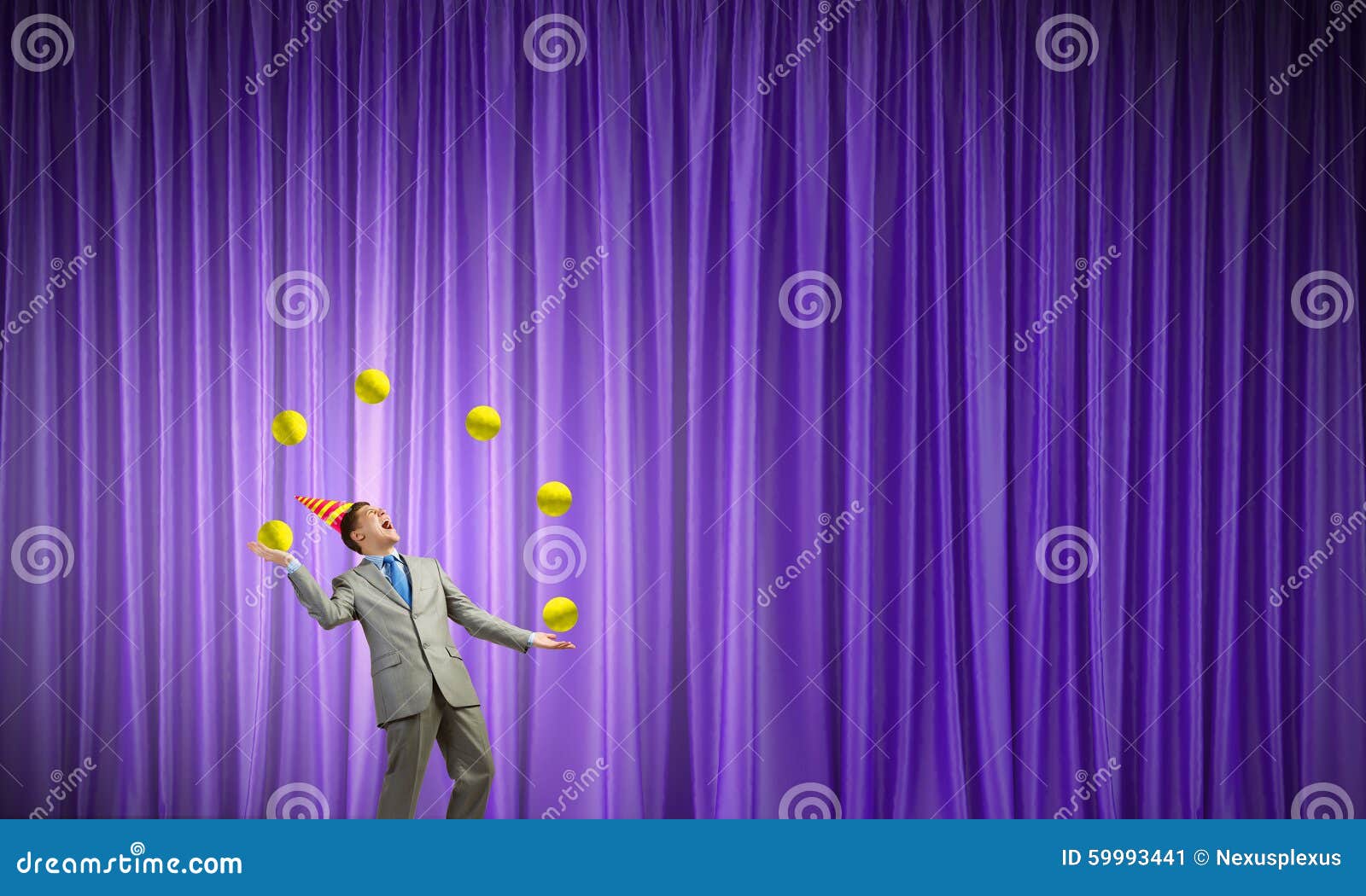 Businessman Juggling with Balls Stock Image Image of juggler, agility
