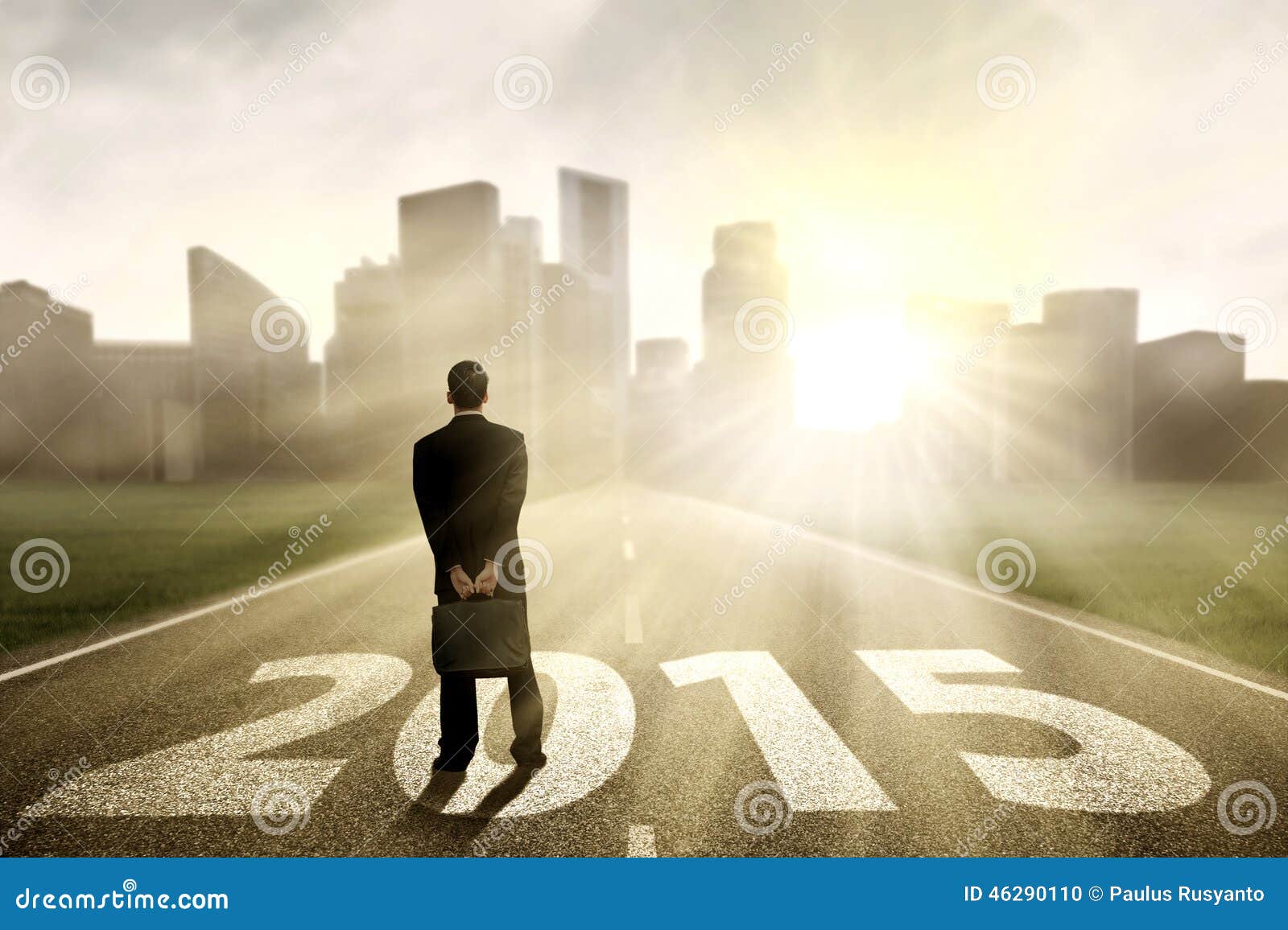 Businessman Looking Future 2015 Stock Photo Image of manager, career