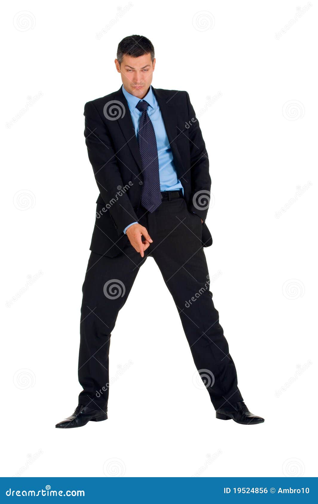 Businessman means down stock photo. Image of casual, boss - 19524856