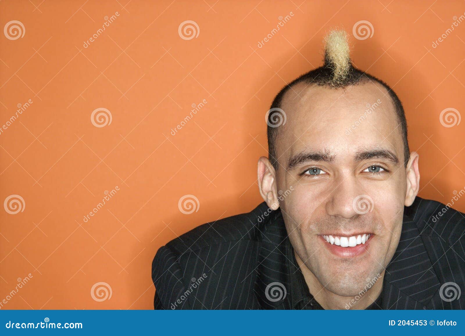 businessman with mohawk.