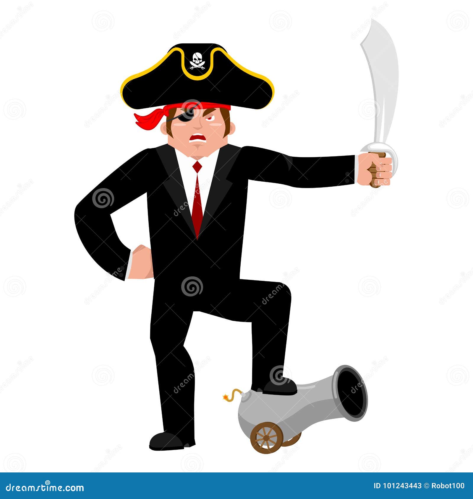 Spanish Main Buccaneer Steamed Beech Wood Pirate Sword