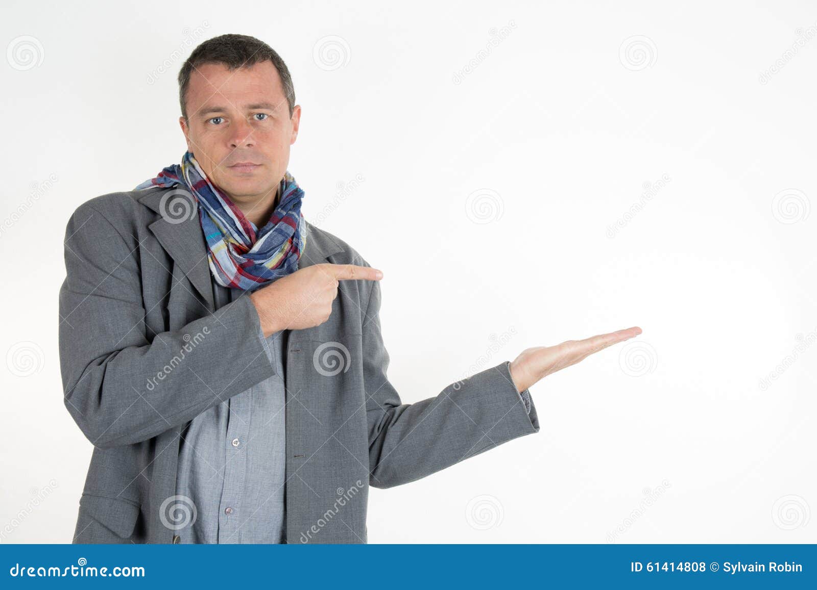 man point left copy space man point left copy space