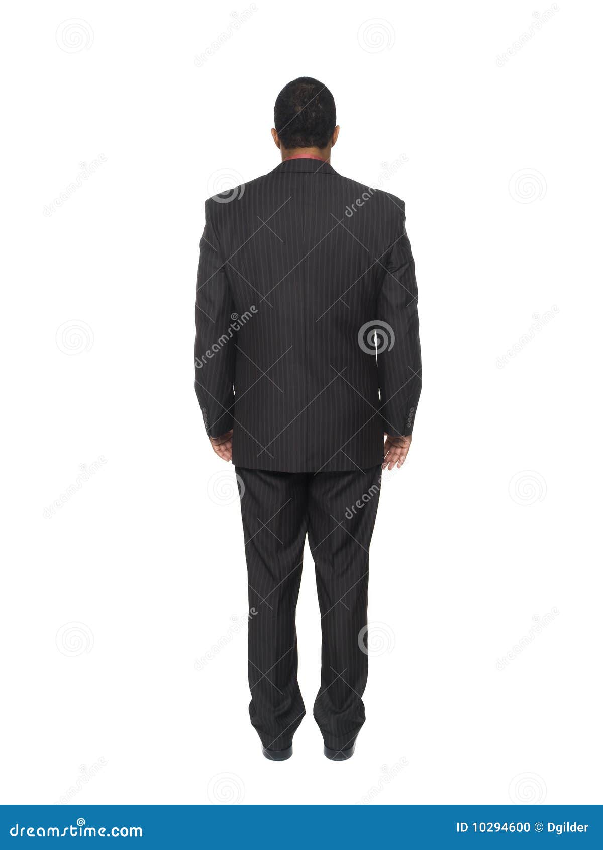 Businessman - rear view stock photo. Image of person - 10294600