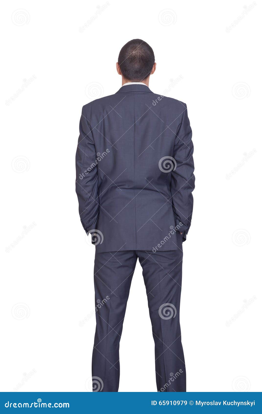 Businessman rear view stock image. Image of businessman - 65910979