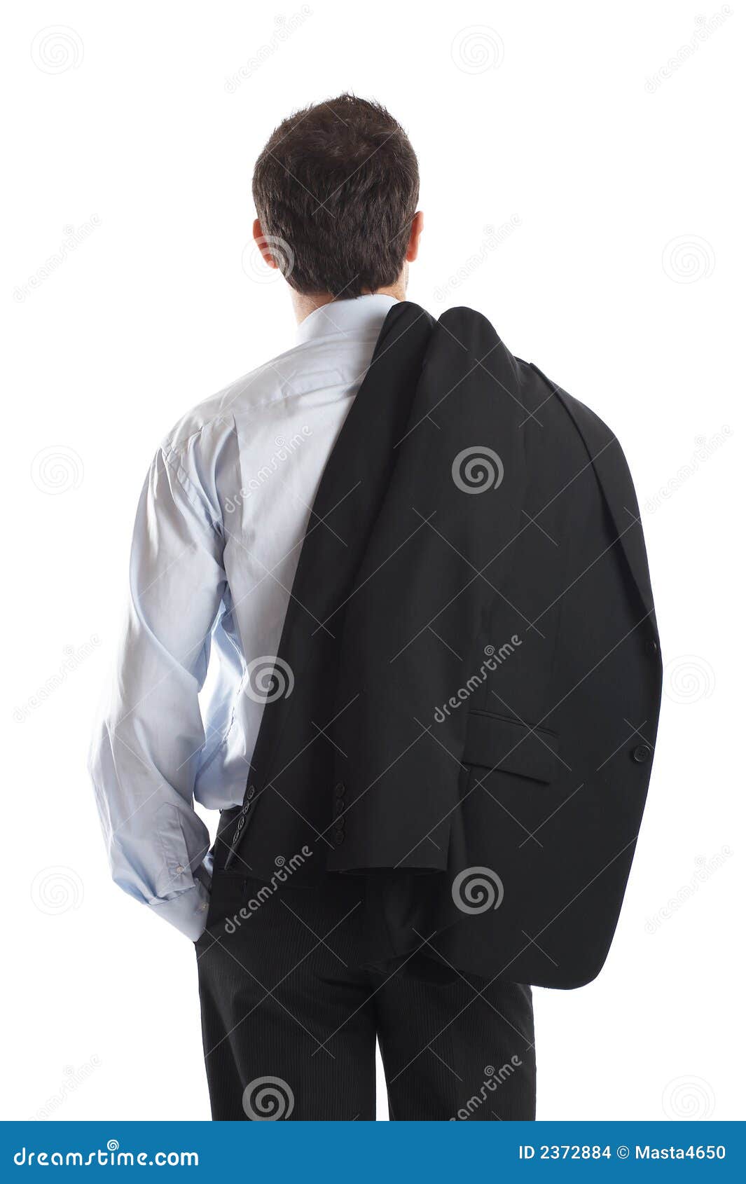 Businessman s Back stock photo. Image of lifestyle, jacket - 2372884
