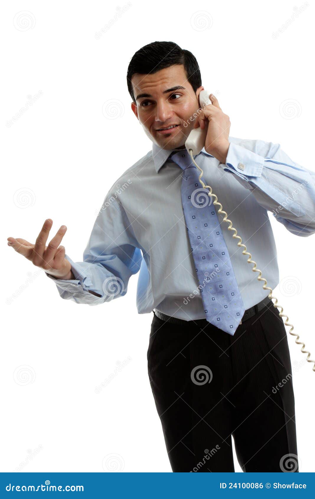 Businessman Salesman Talking on the Phone Stock Photo Image of