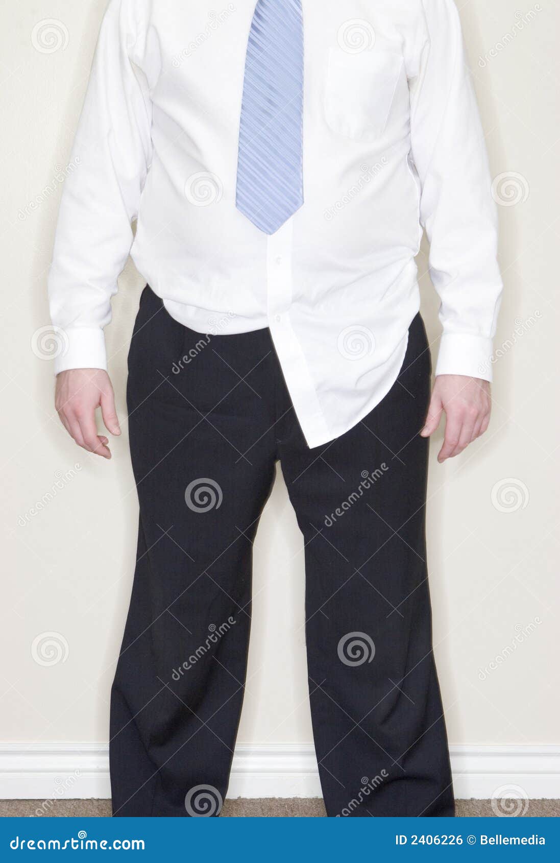 Businessman shirt untucked stock photo. Image of dingy - 2406226