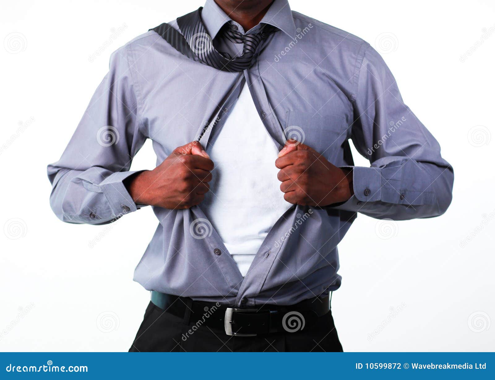 Businessman Showing Tshirt Under His Suit Stock Photo Image of young