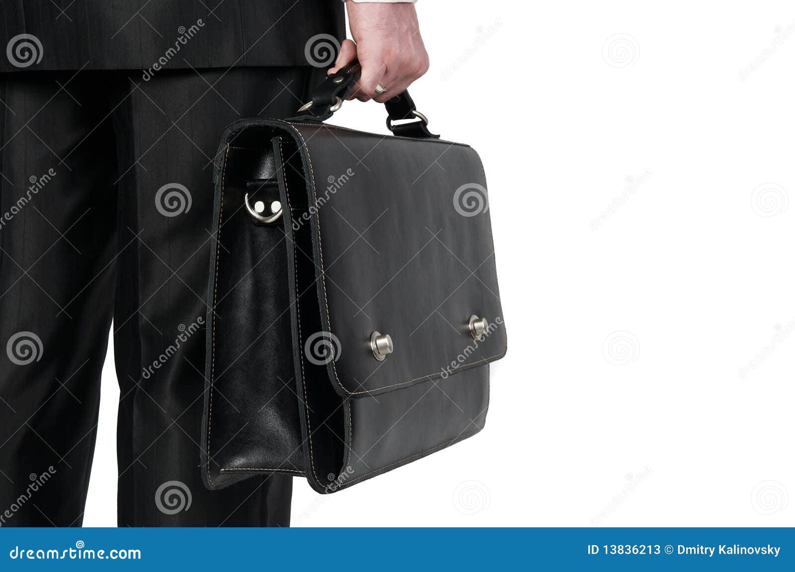 Businessman with suitcase stock image. Image of director 13836213