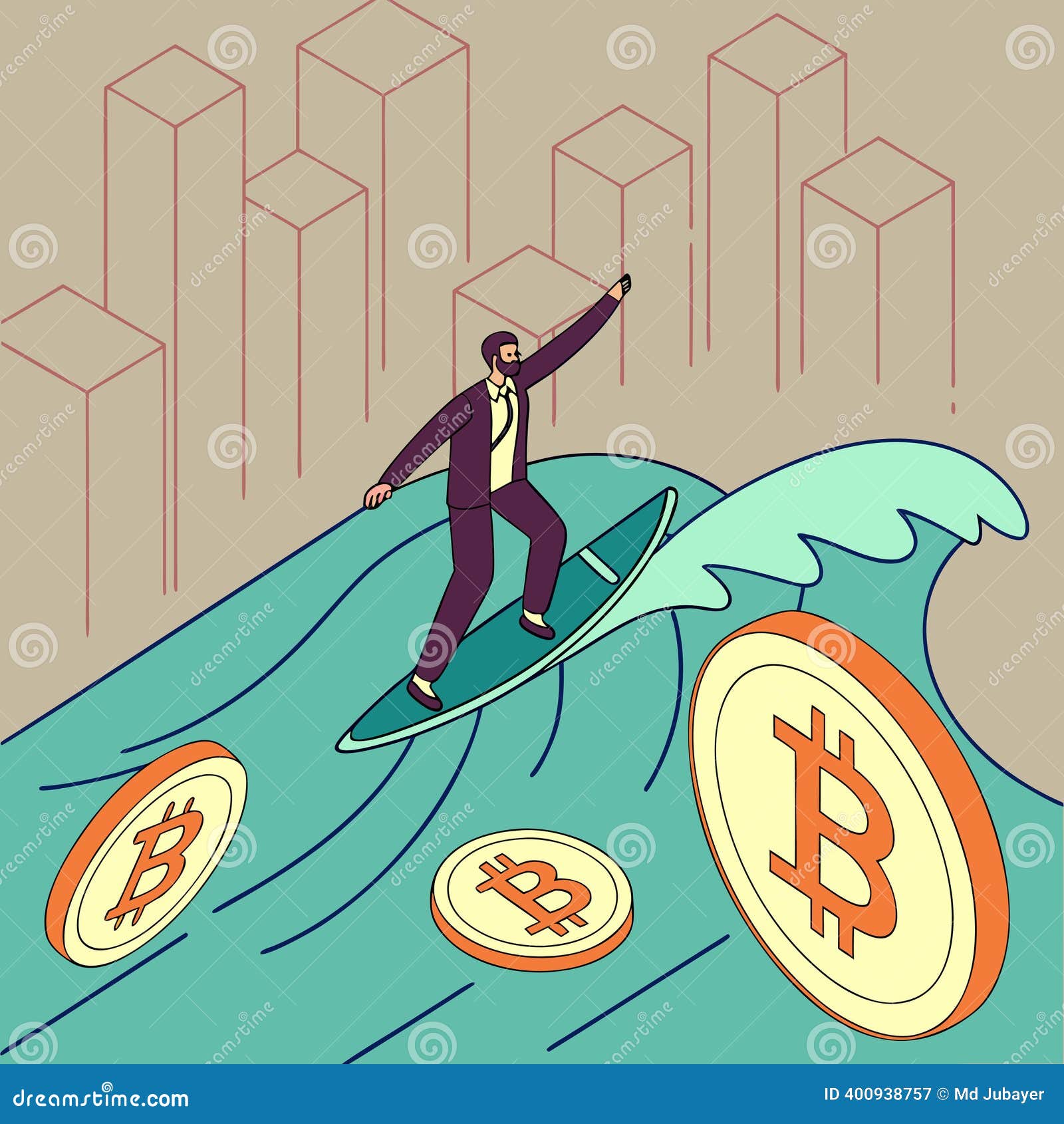 Cryptocurrency Surfing Stock Illustrations – 64 Cryptocurrency Surfing  Stock Illustrations, Vectors & Clipart - Dreamstime