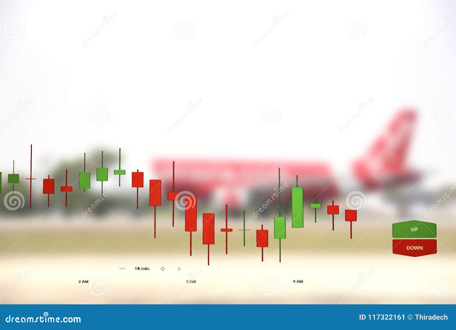 Businessman Using On Abstract Background With Forex Graph Stock - 