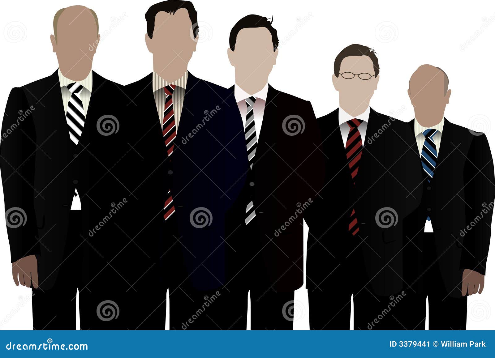 Businessmen stock illustration. Illustration of trousers - 3379441