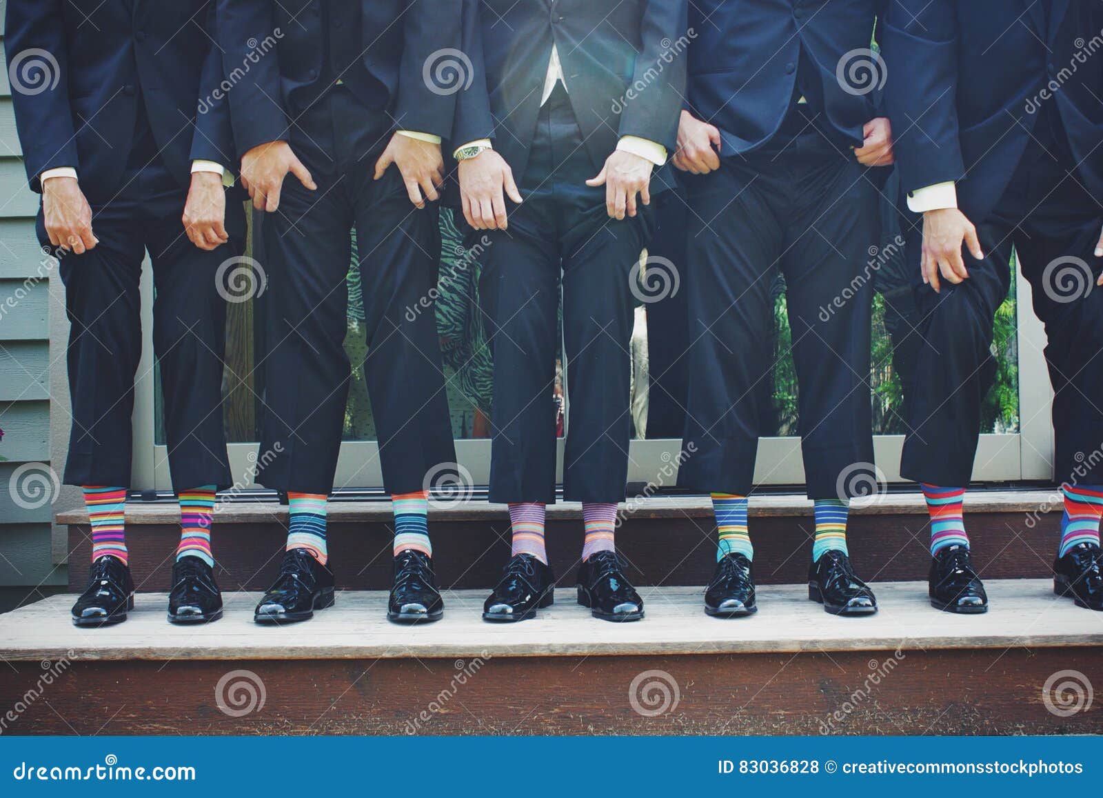 Businessmen With Colorful Socks Picture. Image: 83036828