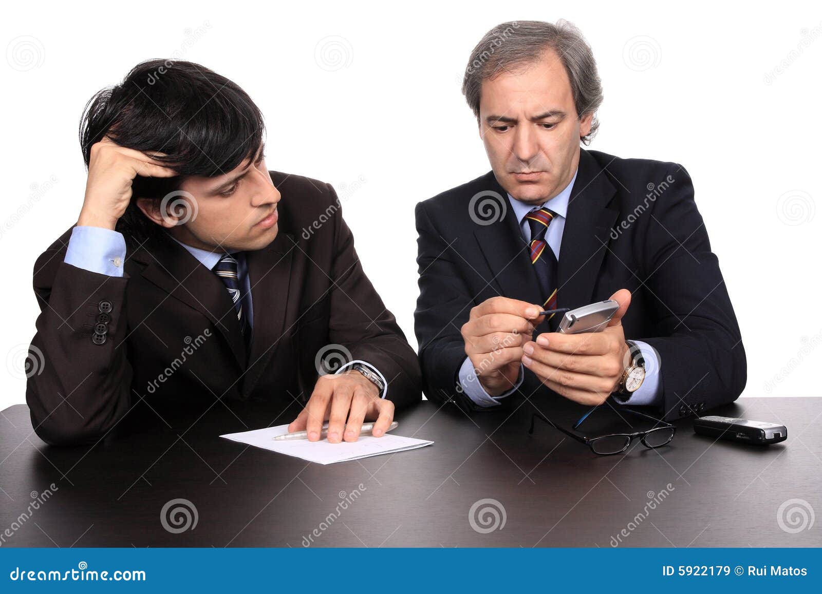 businessmen working