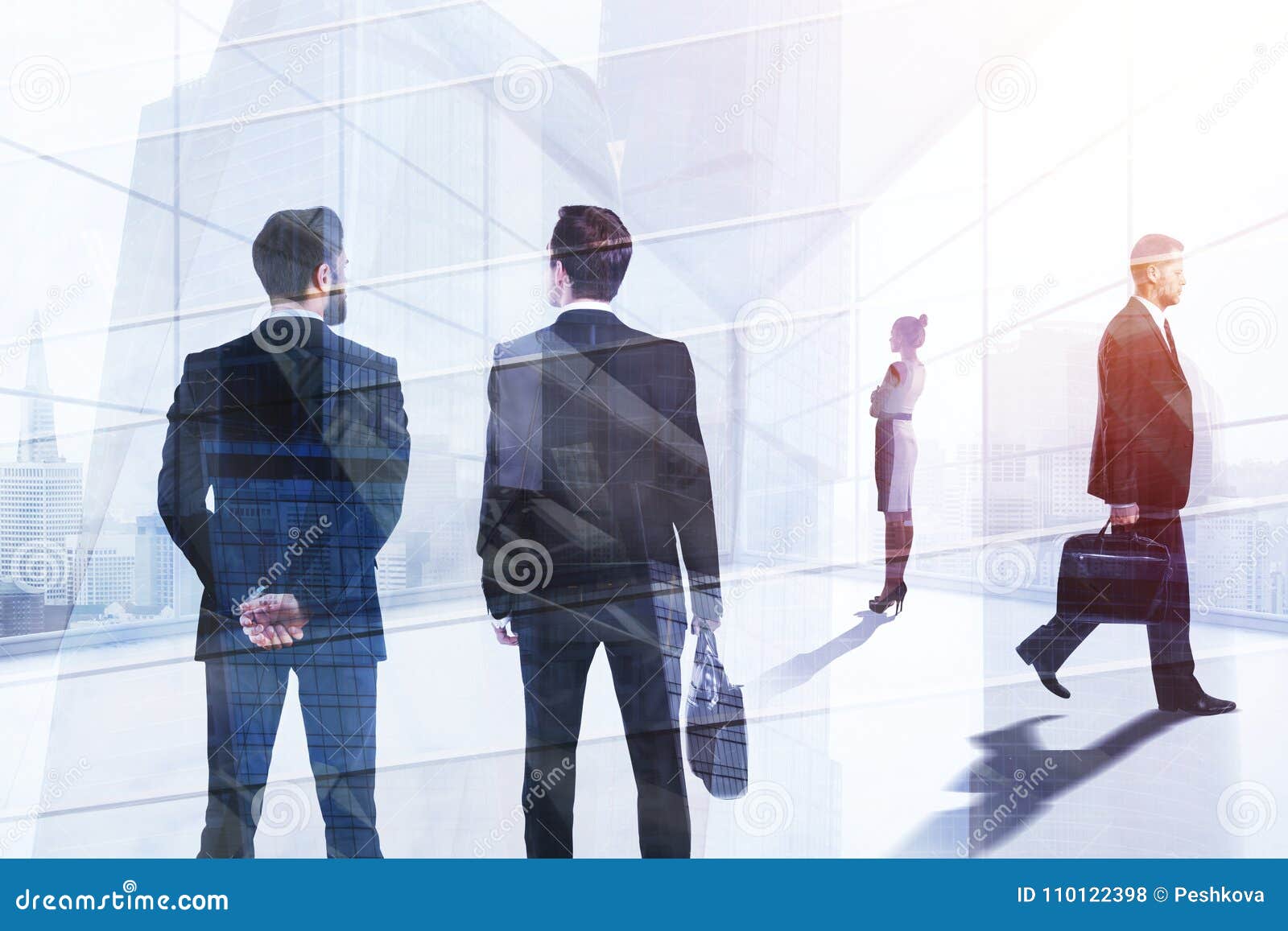 Meeting and Discussion Concept Stock Photo - Image of modern, double