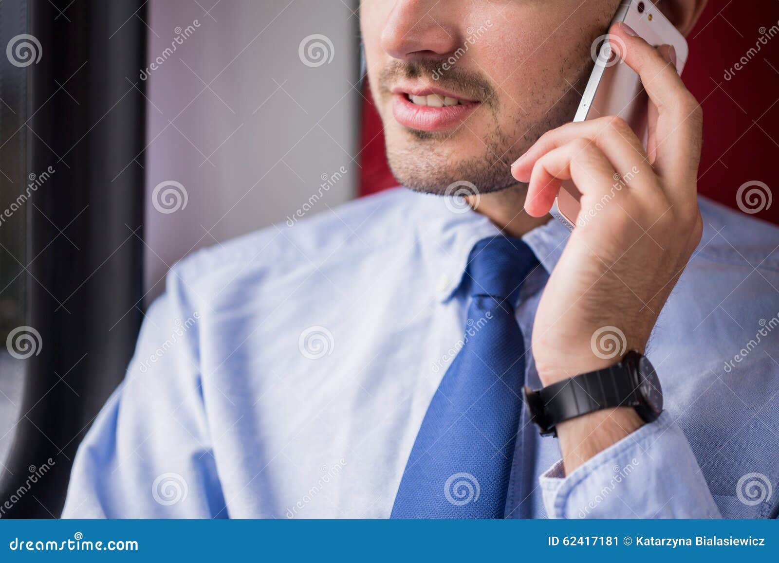 businessperson being on the phone