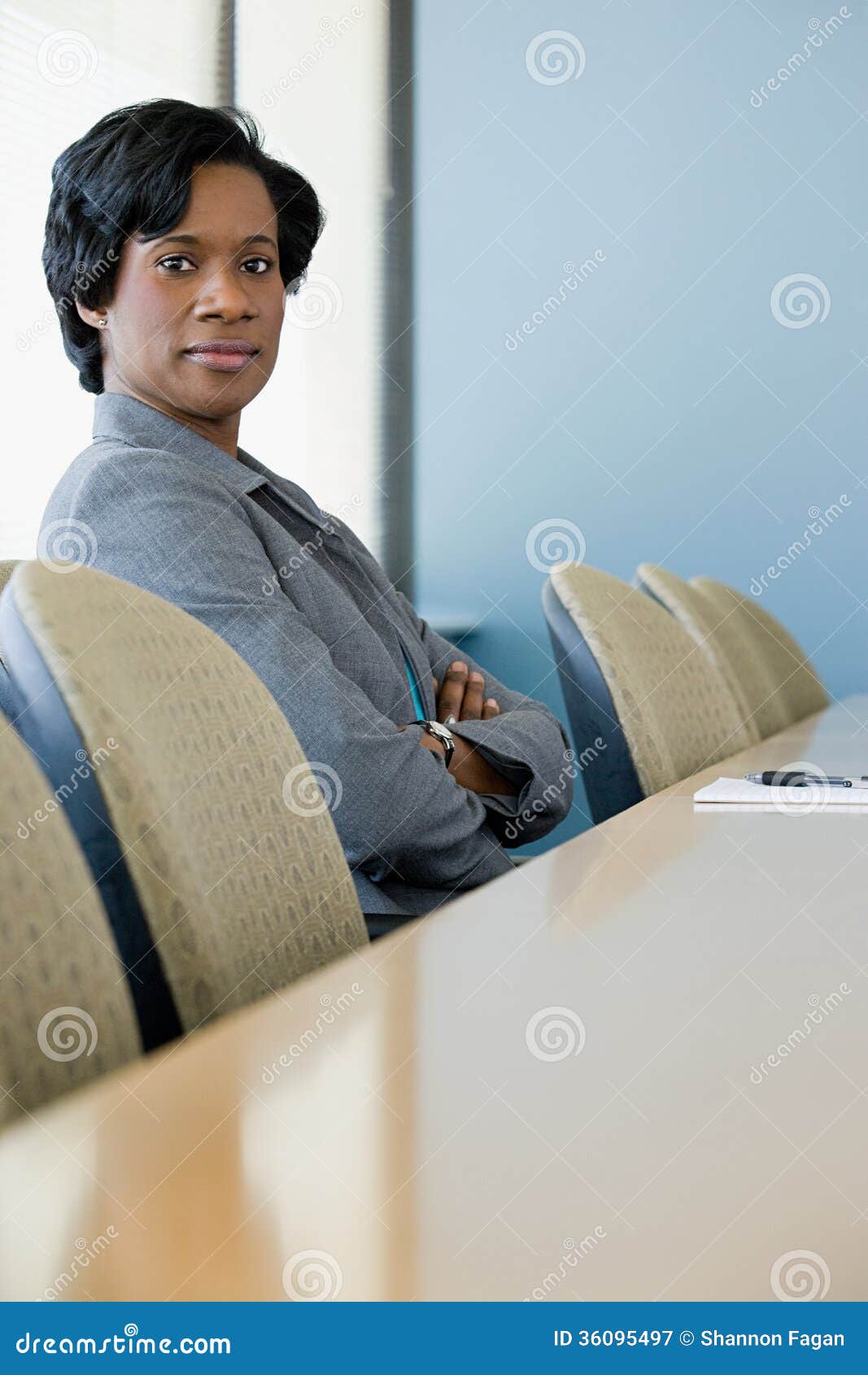 businesswoman in boardroom