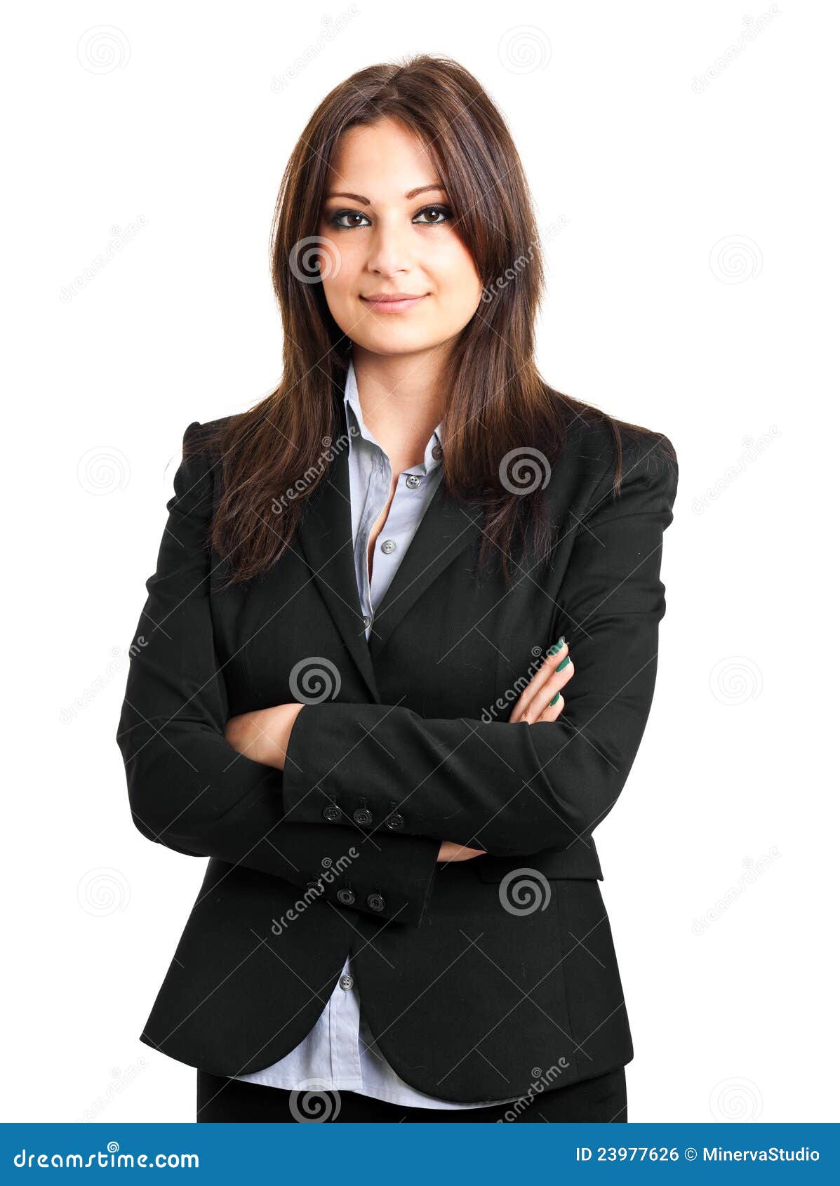 Businesswoman portrait stock photo. Image of beautiful - 23977626