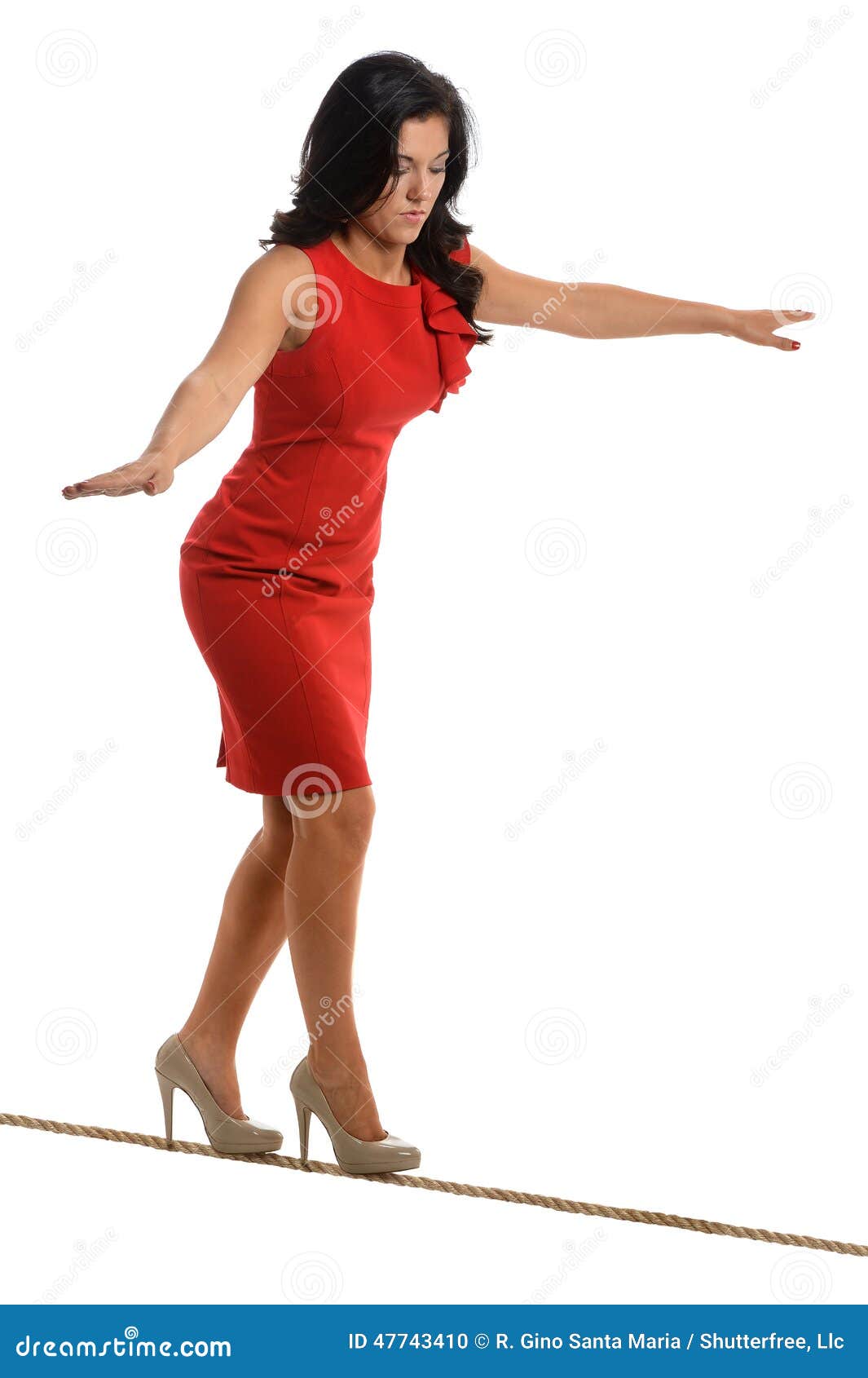 Young Business Woman Walking Tightrope Stock Photos - Free & Royalty-Free  Stock Photos from Dreamstime