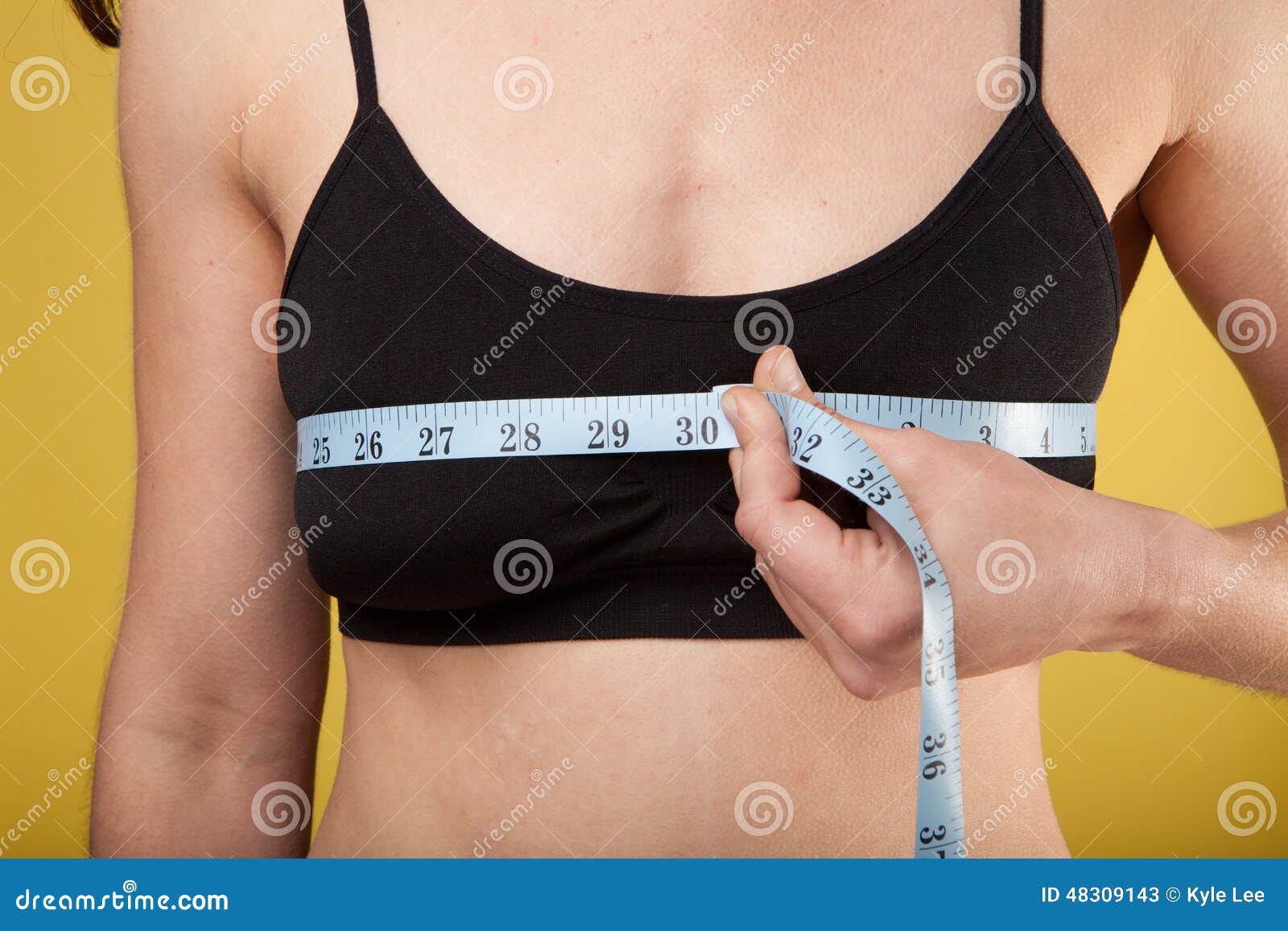 Bust measurement stock image. Image of female, beauty - 48309143