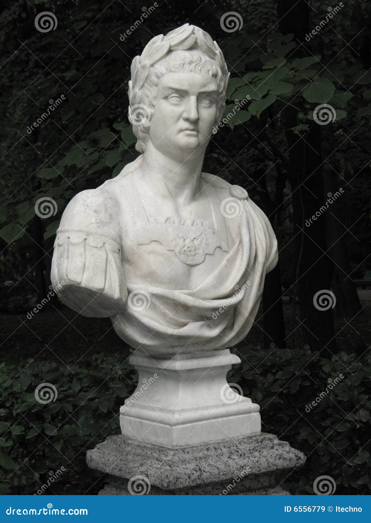 bust of roman emperor nero