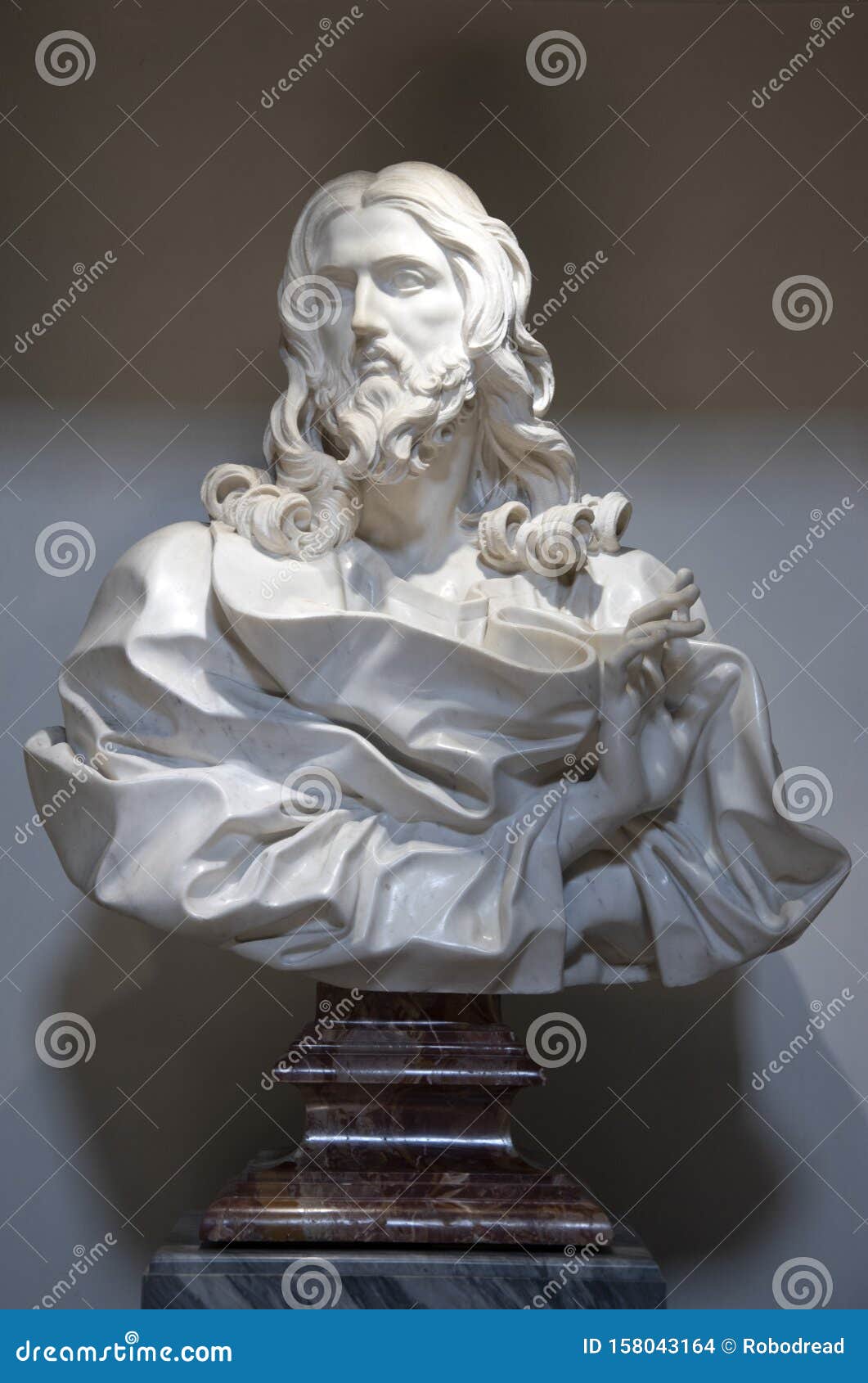 the bust of the savior, salvator mundi