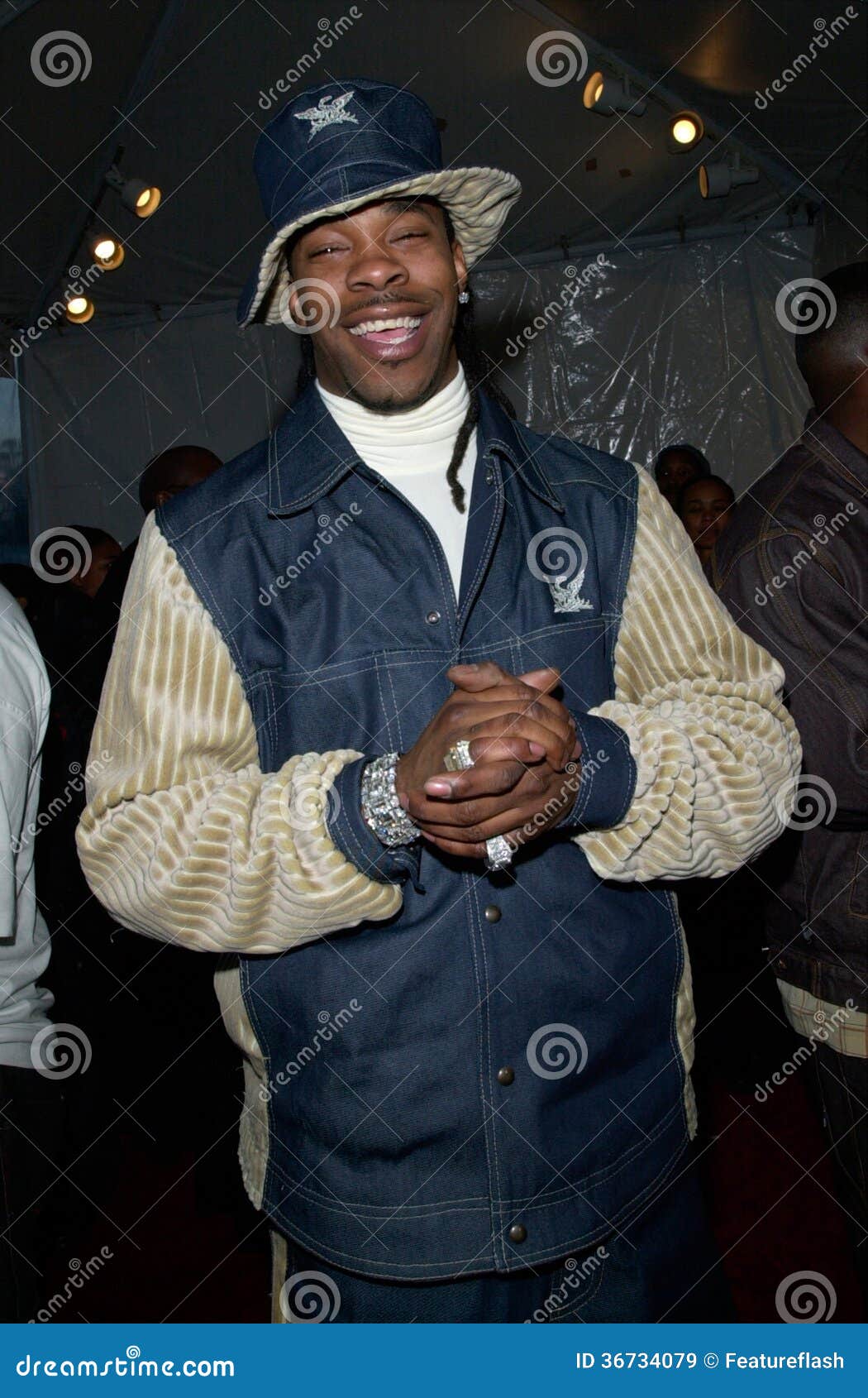 Cantante BUSTA RHYMES ai quindicesimi premi annuali di musica del treno di anima a Los Angeles. 28 febbraio 2001.   Paul Smith /Featureflash