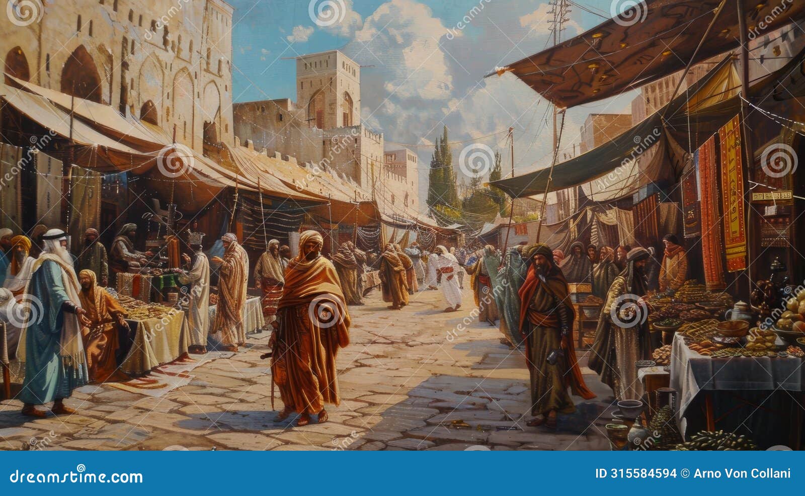 bustling bazaars: vibrant marketplace of 12th century baghdad