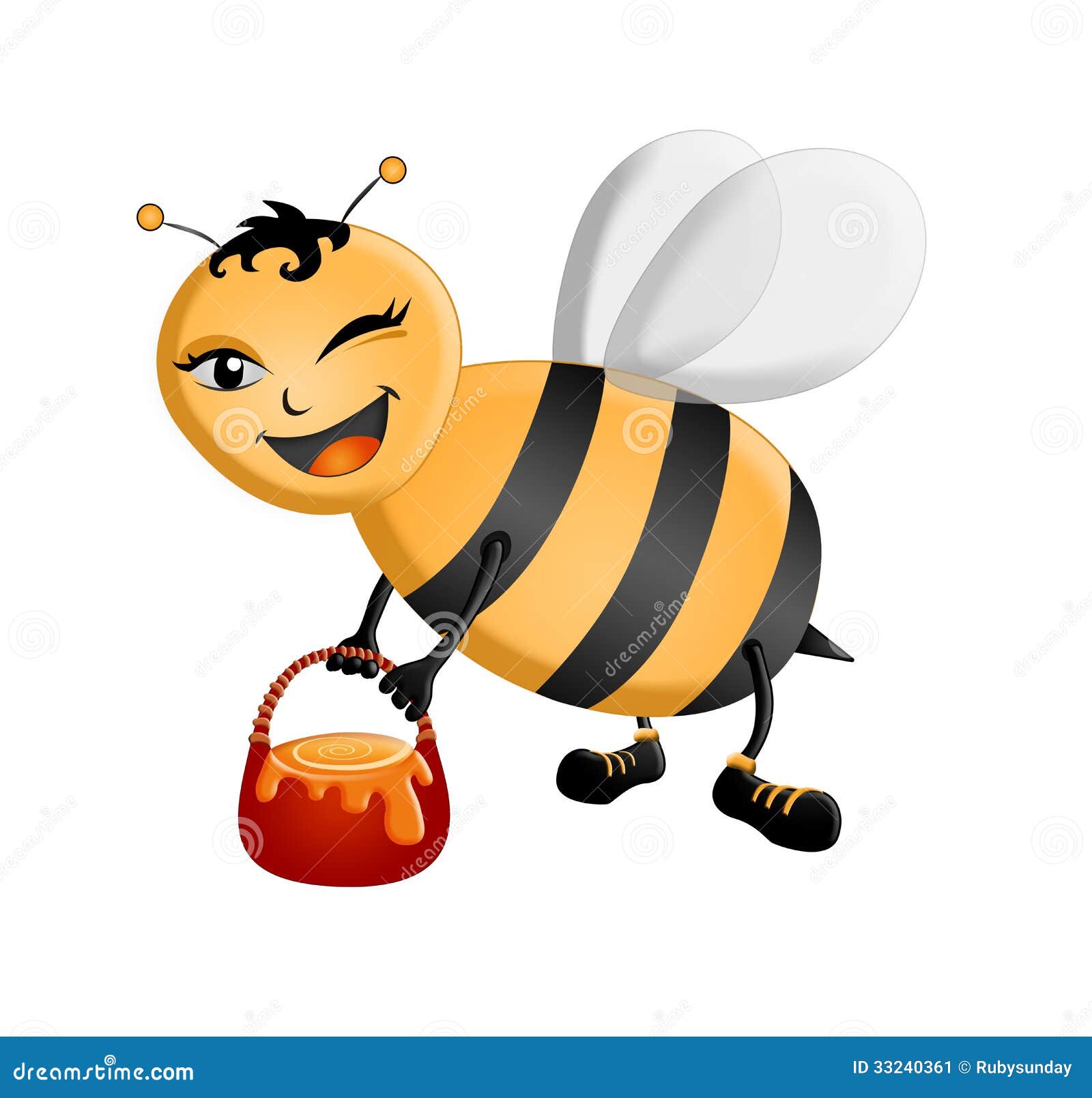 free clipart working bee - photo #47