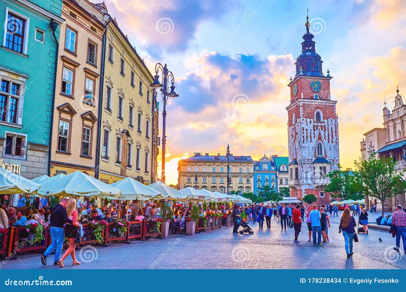The Busy Central Square In Krakow Poland Editorial Stock Image Image Of Morning Evening The Busy Central Square In Krakow Poland Editorial Stock Image Image Of Morning Evening