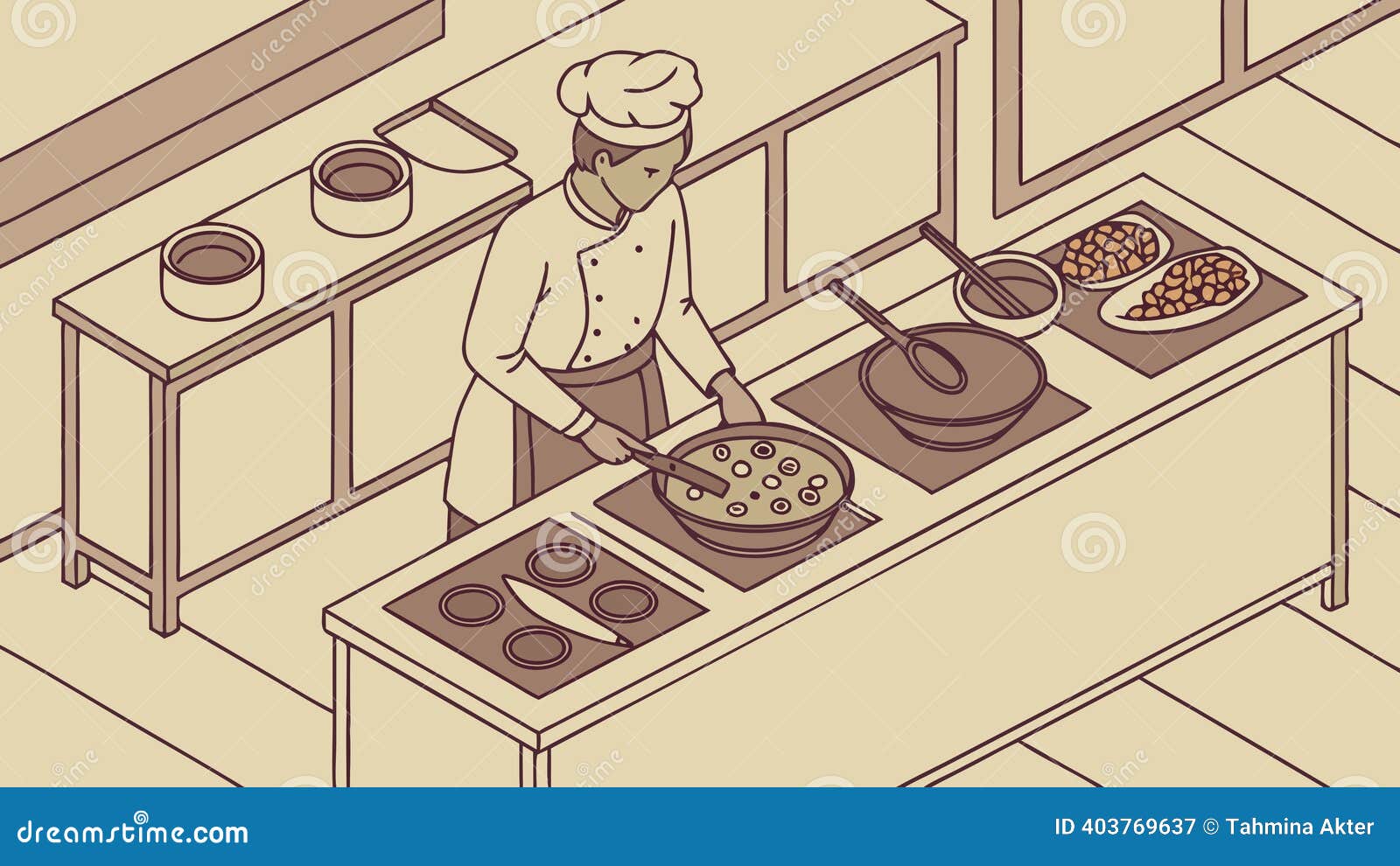 Chef Working Stock Illustrations – 6,849 Chef Working Stock Illustrations,  Vectors \u0026 Clipart - Dreamstime, image size:1600x990