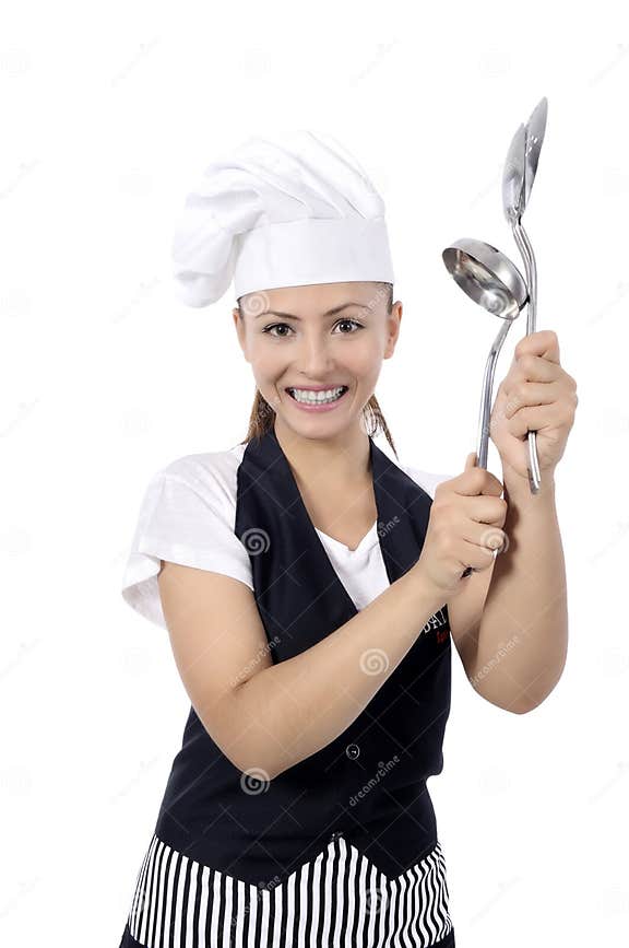 Busy chef stock image. Image of happy, parsley, chef - 35185379