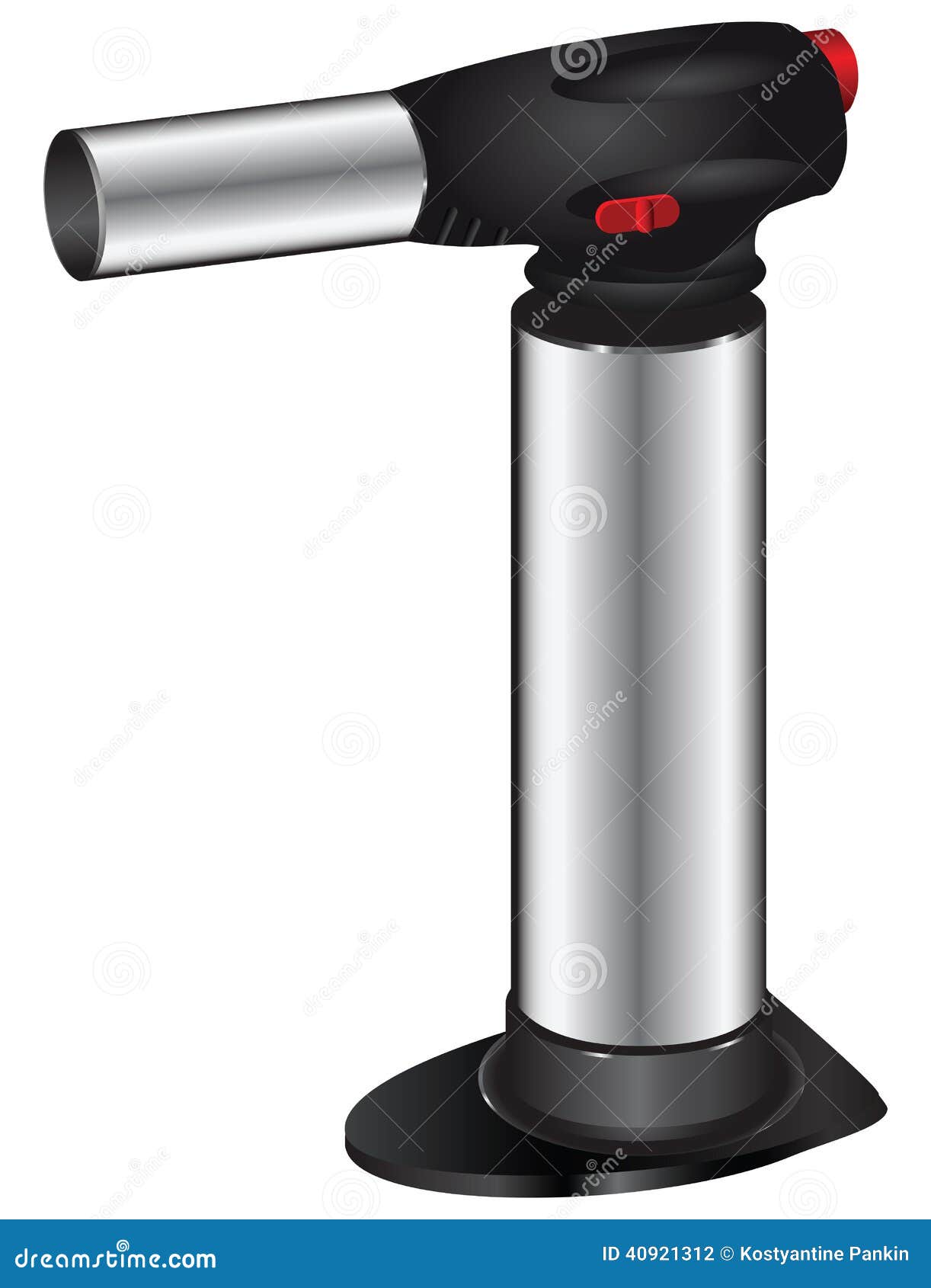 Butane torch stock vector. Illustration of cookery, clip - 40921312