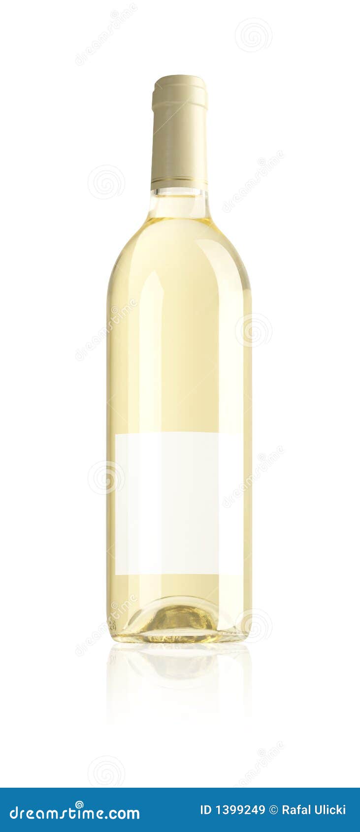 Butelkę białego wina. Butelki ścieżki tło białe wino