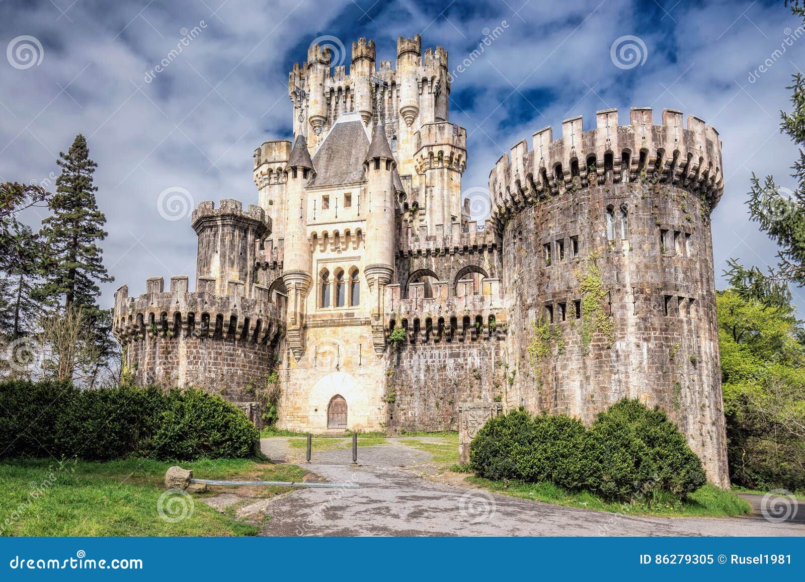 Butron Castle stock image. Image of monument, butron - 86279305