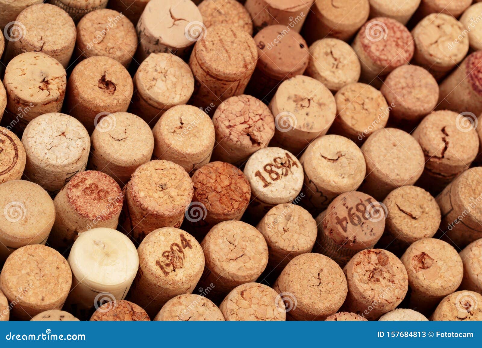 Ends of Wine Corks Background - Image Stock Image - Image of plug ...