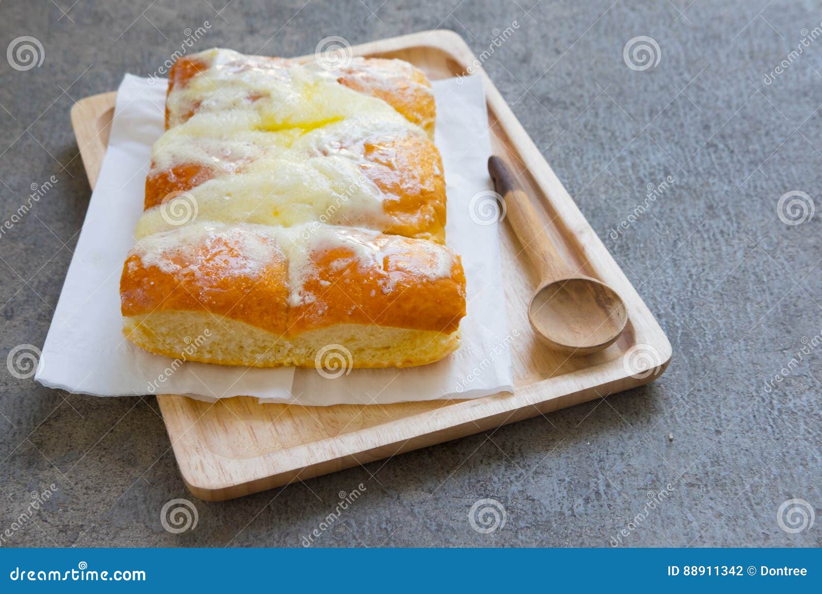 Butter bread and sugar stock photo. Image of delicious 88911342