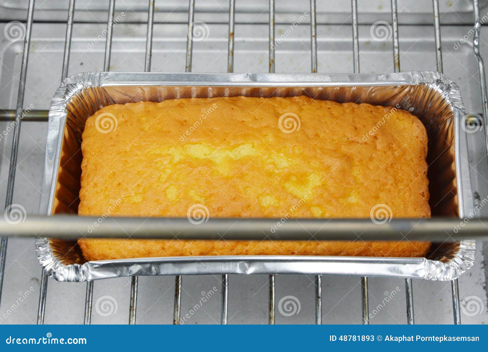 Butter Cake in Electric Oven Stock Image Image of food, snack 48781893