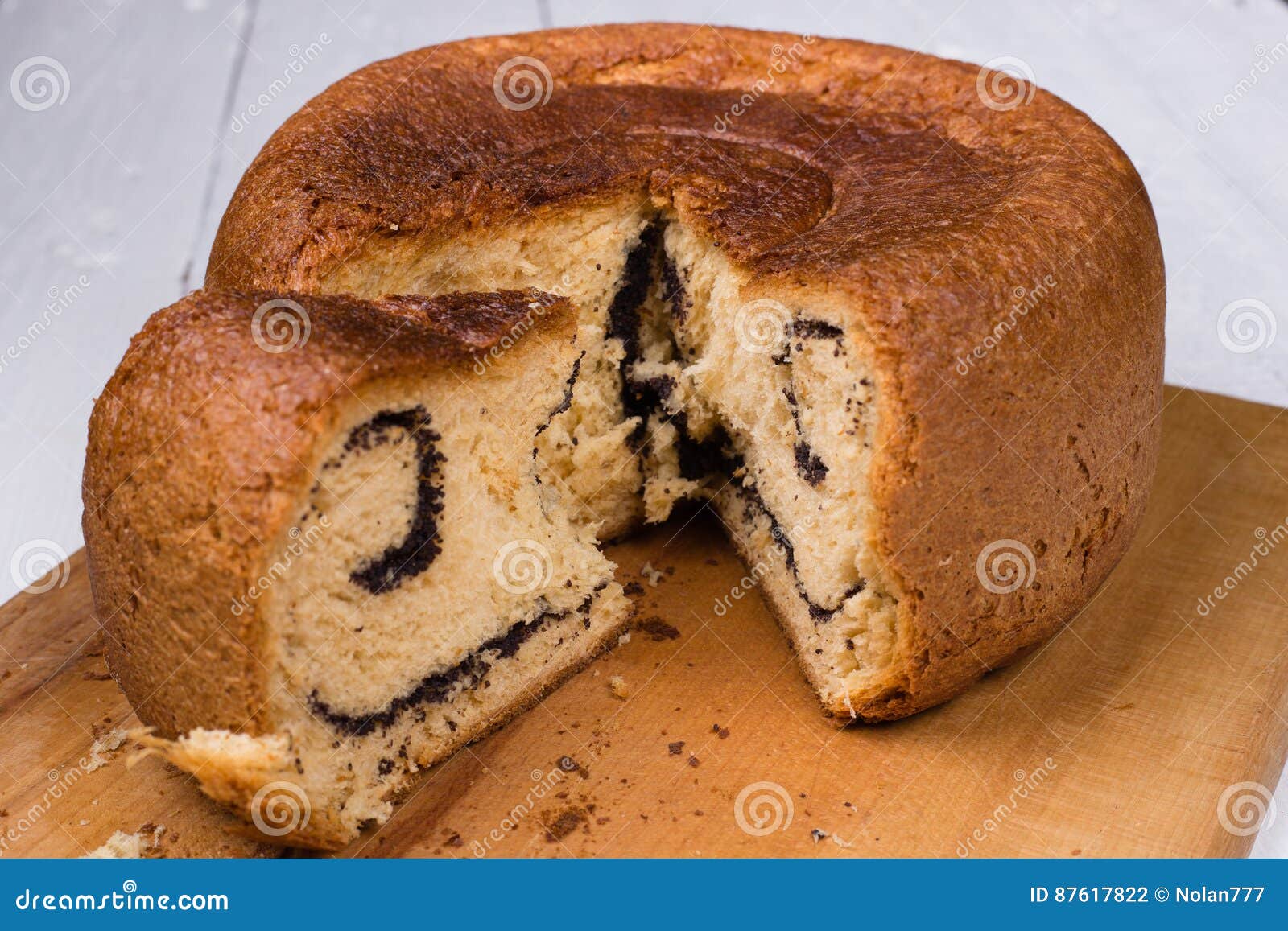 Butter Cake with Poppy Seeds Stock Photo Image of delicious, piece