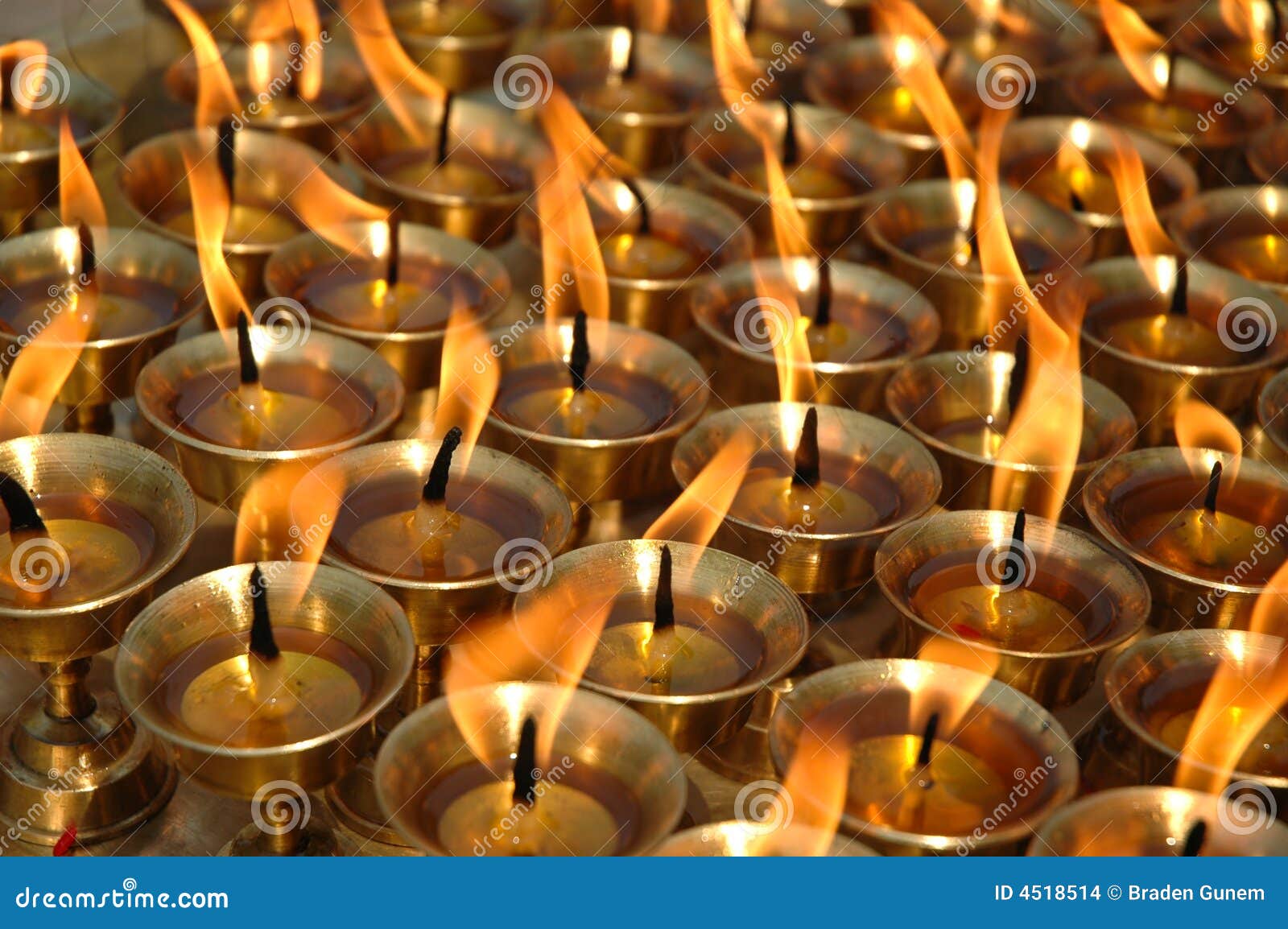 Butter Candles stock photo. Image of burn, ceremony, giving 4518514