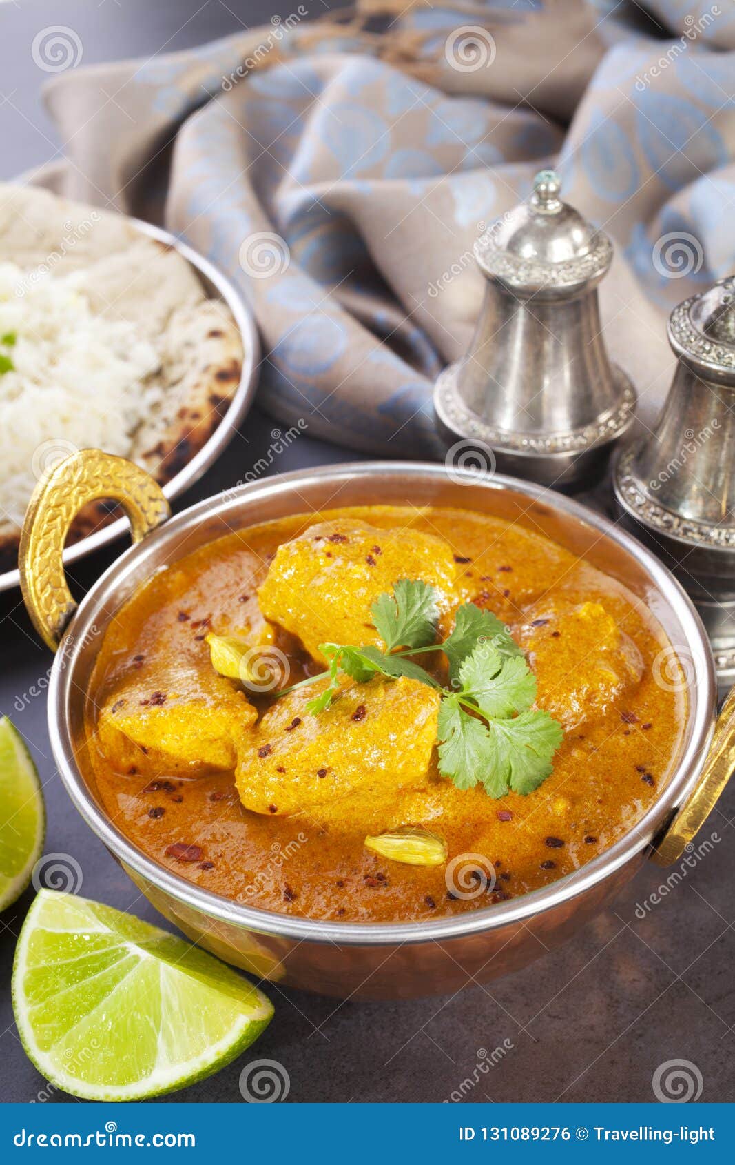 Butter Chicken Curry stock photo. Image of curry, balti - 131089276
