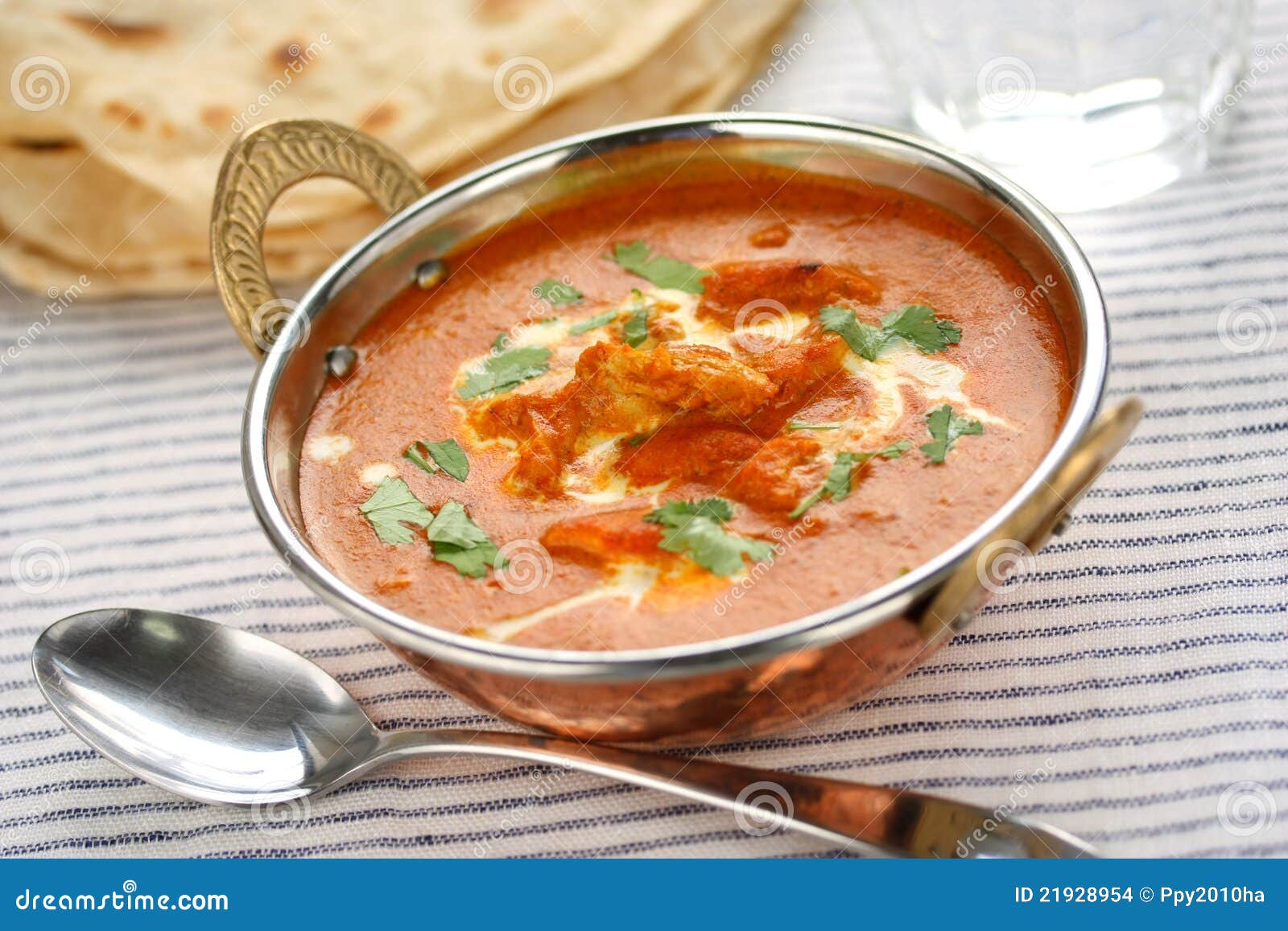 Butter Chicken , Indian Cuisine Stock Photo - Image of chapati, butter:  21928954