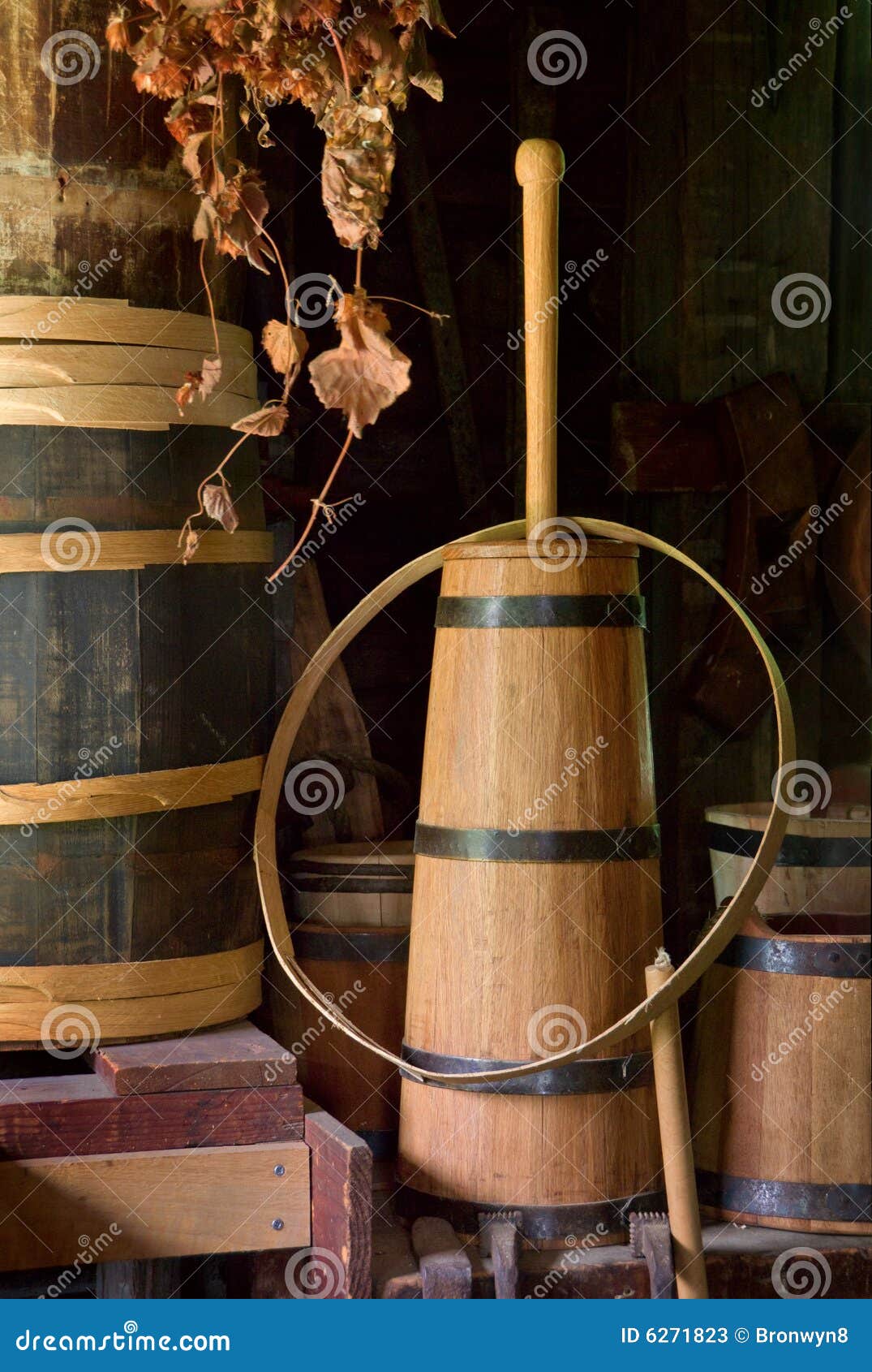 Butter Churn Stock Photo - Download Image Now - Butter Churn