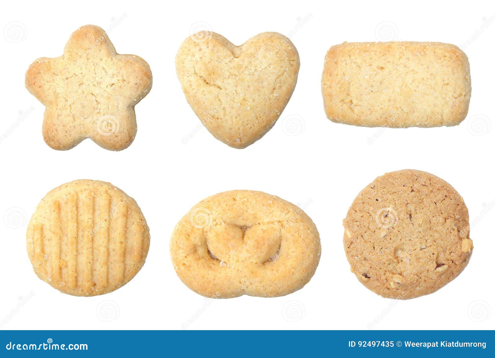 Butter cookies stock image. Image of circle, dessert 92497435