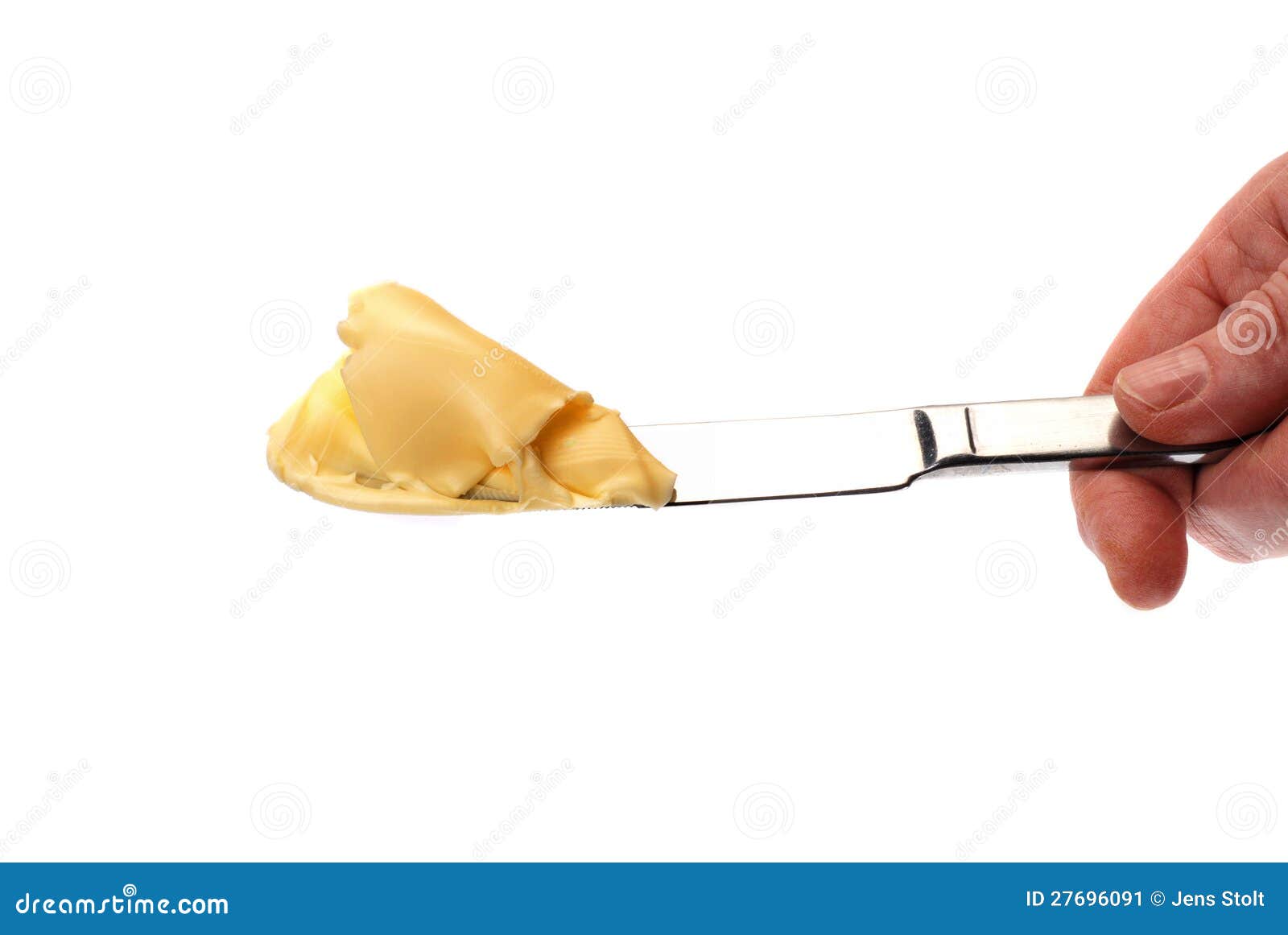 Butter on a knife stock image. Image of ingredient, margarine 27696091